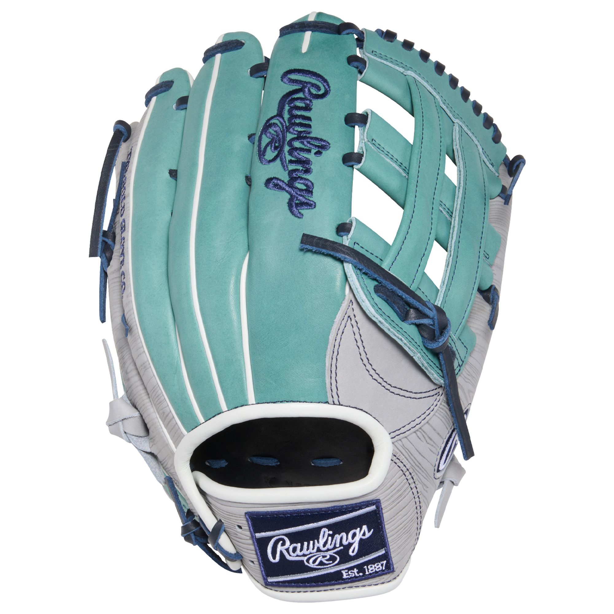 Rawlings 12.25" Color Sync 10 Heart of the Hide Series Glove - Grey/Spruce product image