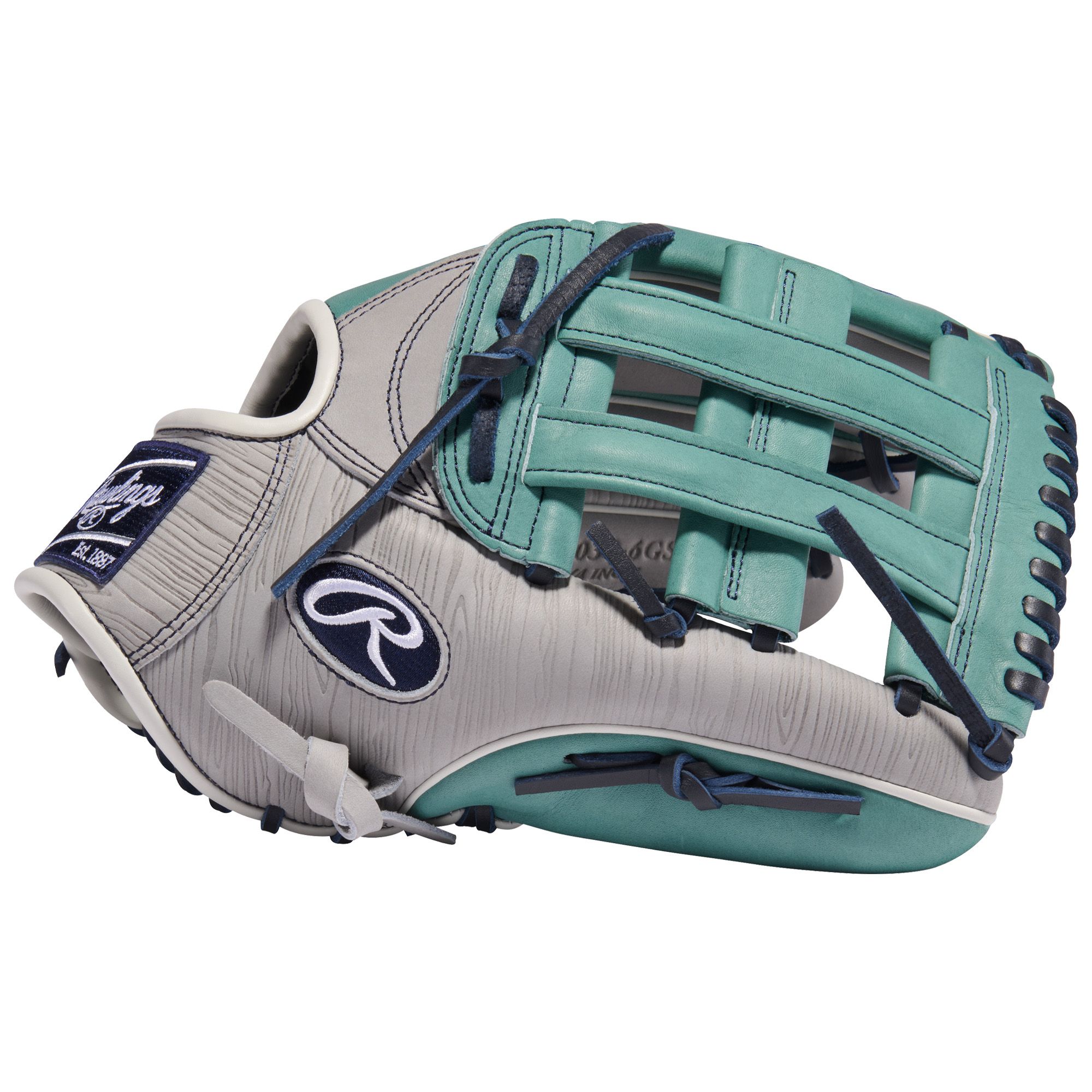 Rawlings 12.25" Color Sync 10 Heart of the Hide Series Glove - Grey/Spruce product image