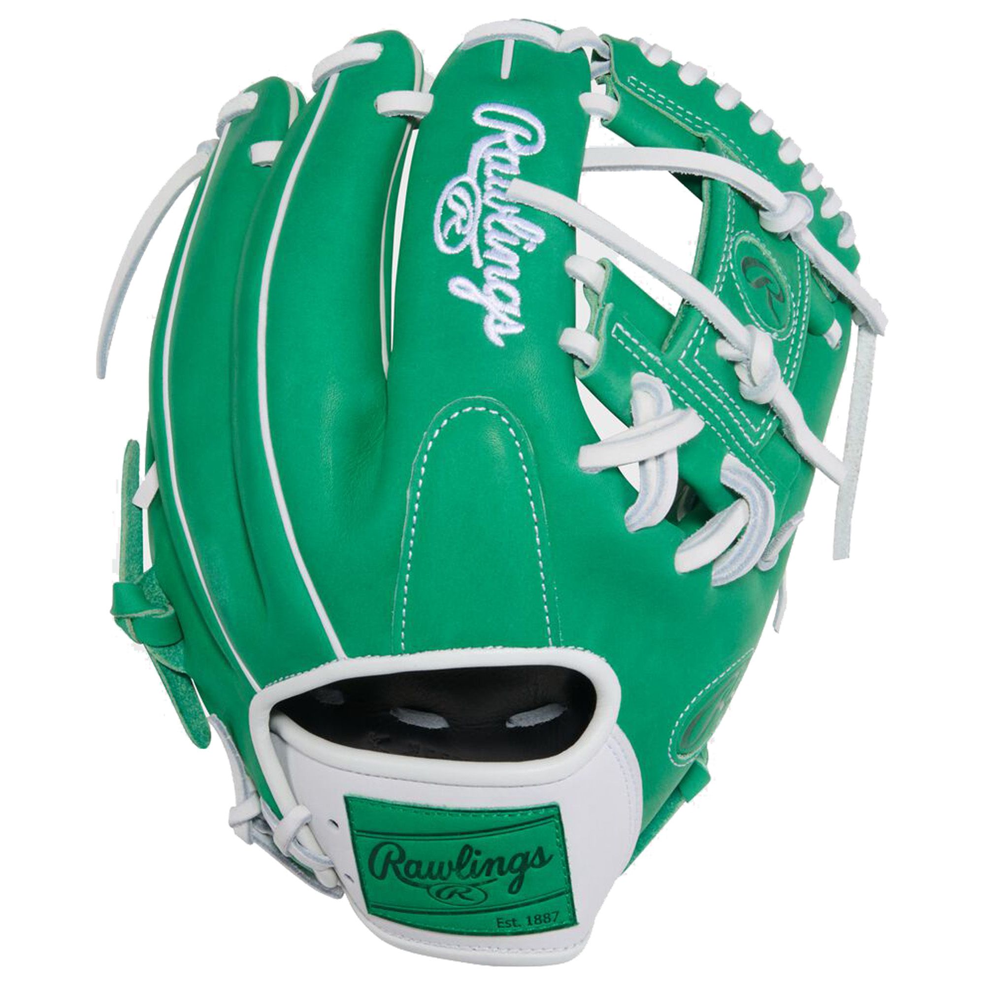 Rawlings Heart of the Hide Men's 11.5-Inch Kelly Green Infield Baseball Glove product image