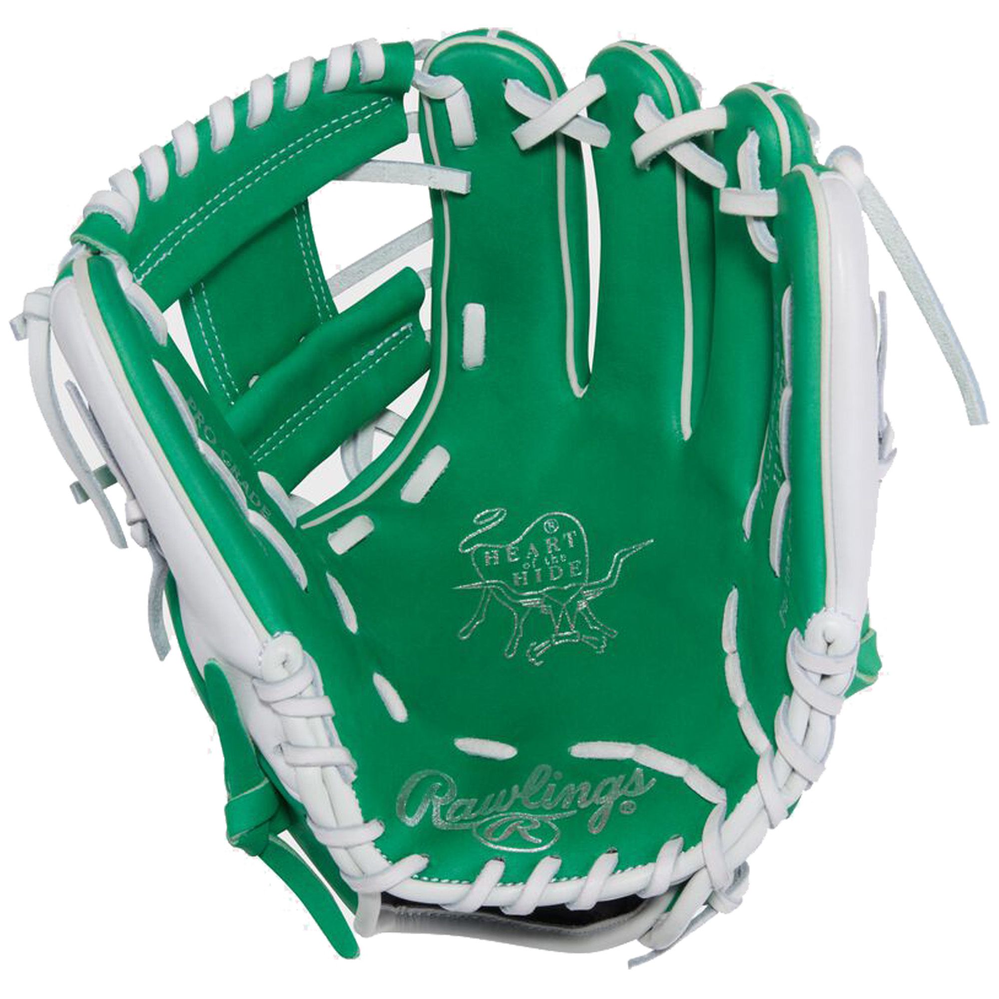 Rawlings Heart of the Hide Men's 11.5-Inch Kelly Green Infield Baseball Glove product image