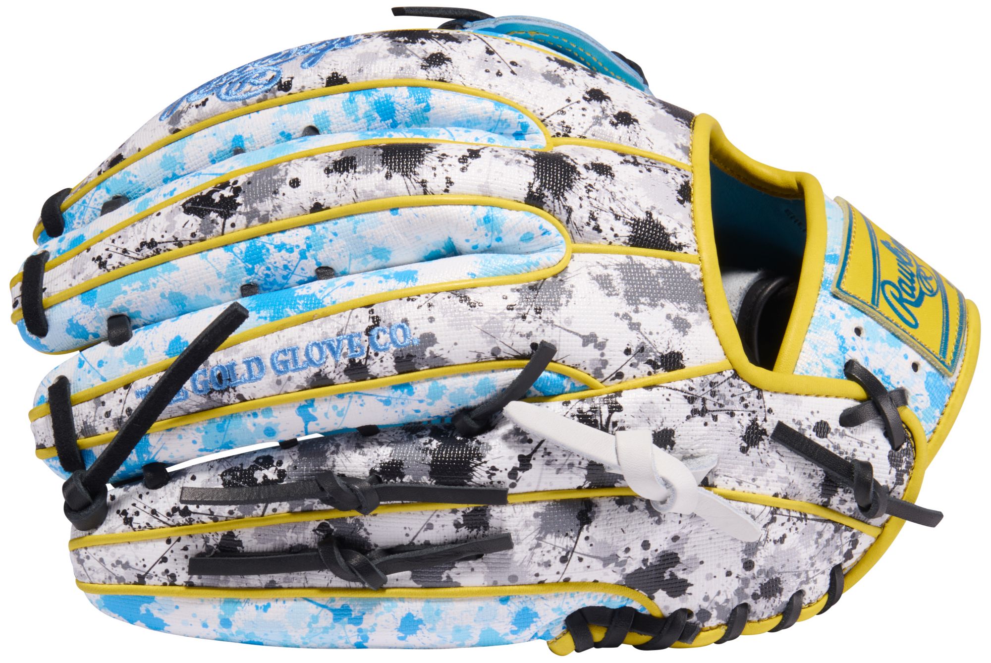 Rawlings 12.75" Heart of the Hide ColorSync 10  Blue Splatter Baseball Glove product image