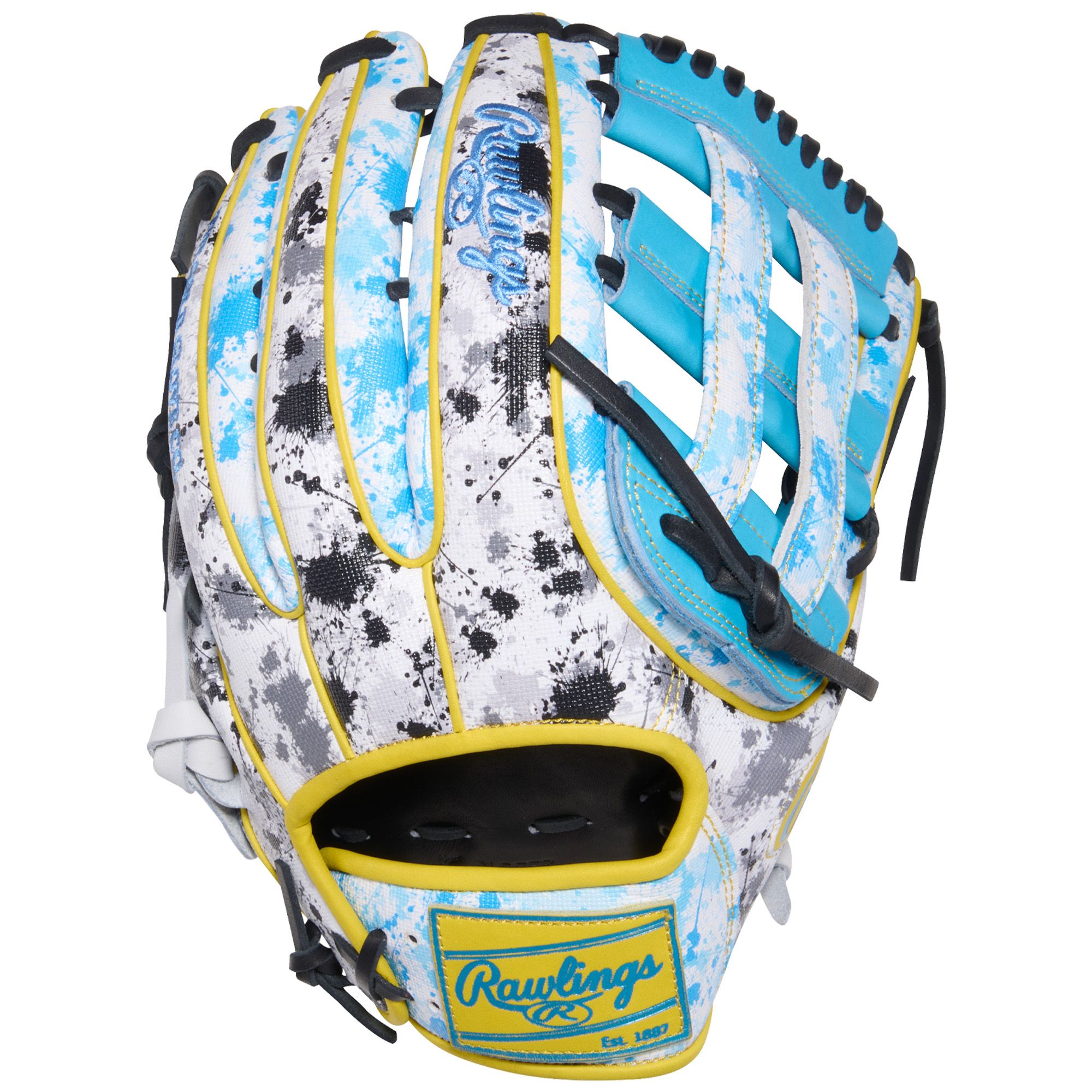 Rawlings 12.25" Color Sync 10 Heart of the Hide Series Glove - Blue/Splatter product image