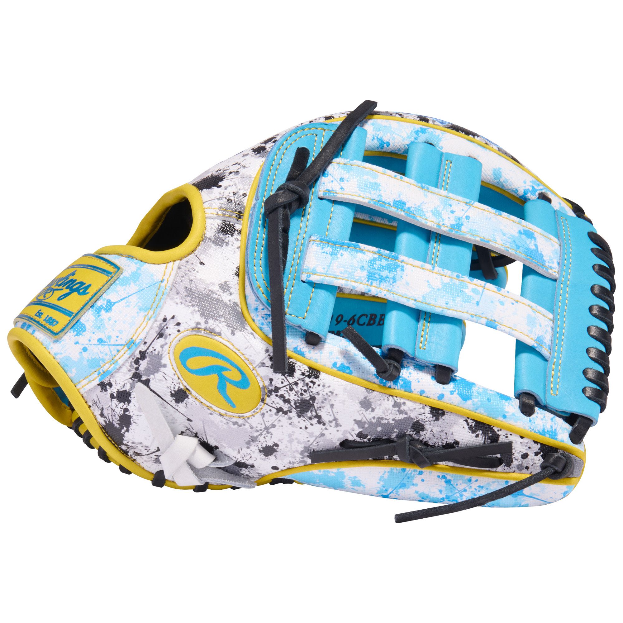 Rawlings 12.25" Color Sync 10 Heart of the Hide Series Glove - Blue/Splatter product image