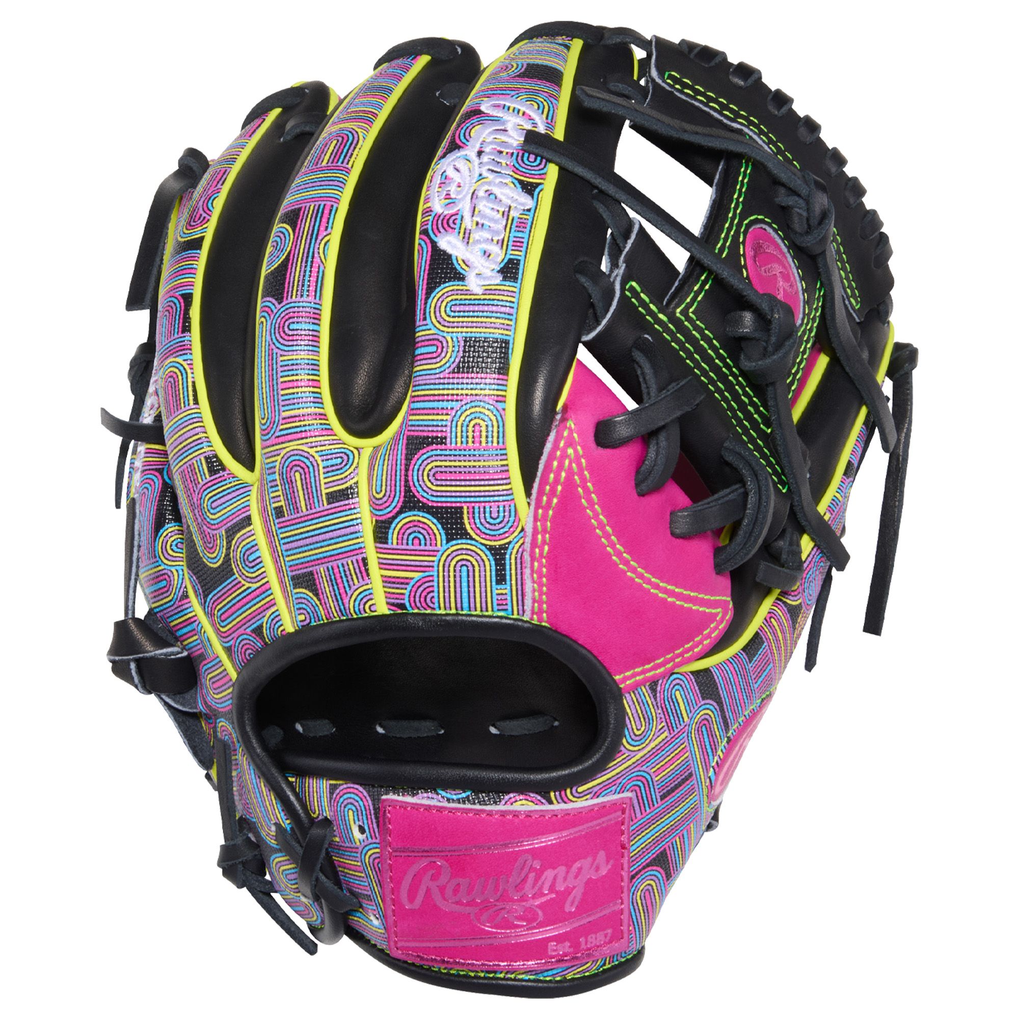 Rawlings 11.5" Color Sync 10 Heart of the Hide Series Glove - Berry/Black product image