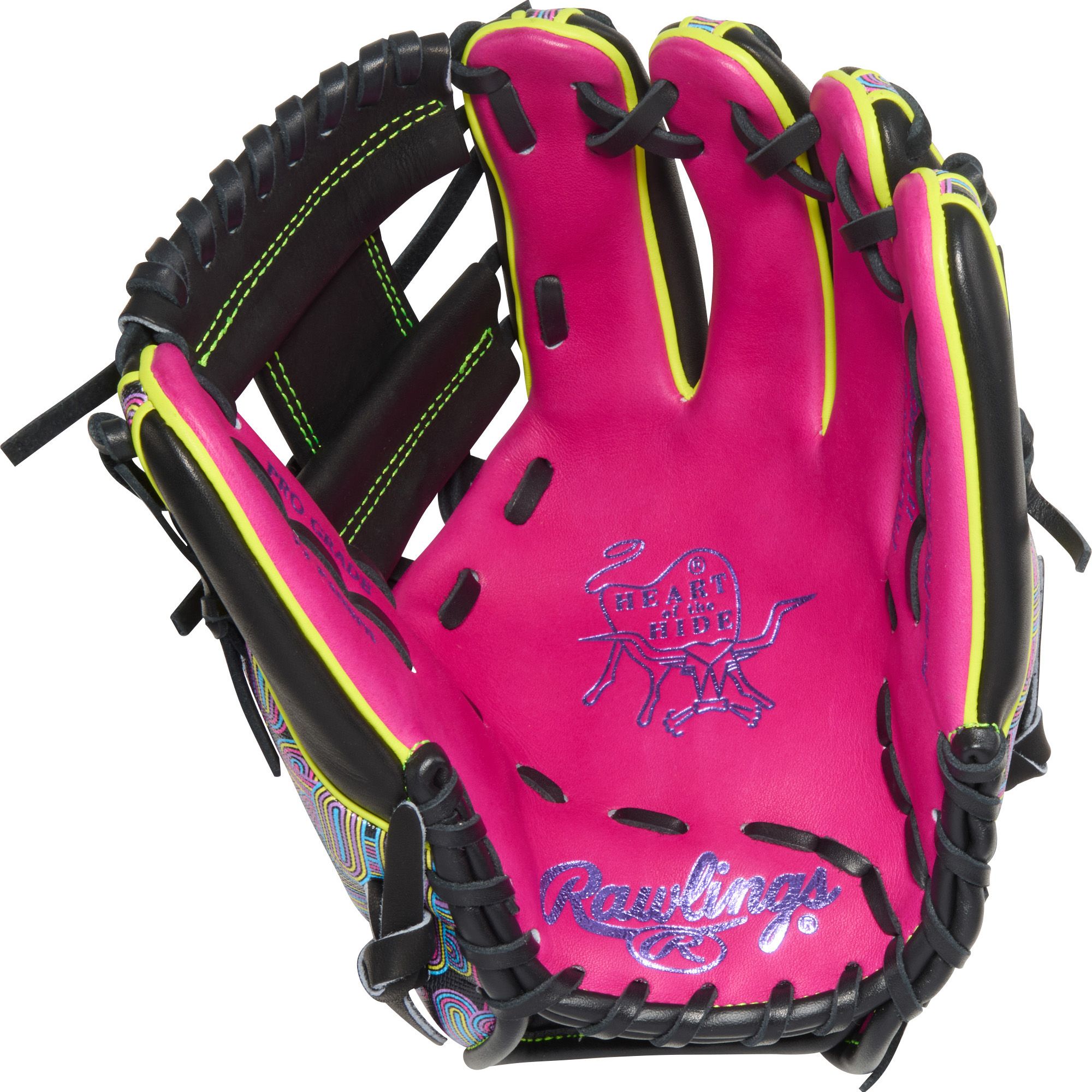 Rawlings 11.5" Color Sync 10 Heart of the Hide Series Glove - Berry/Black product image