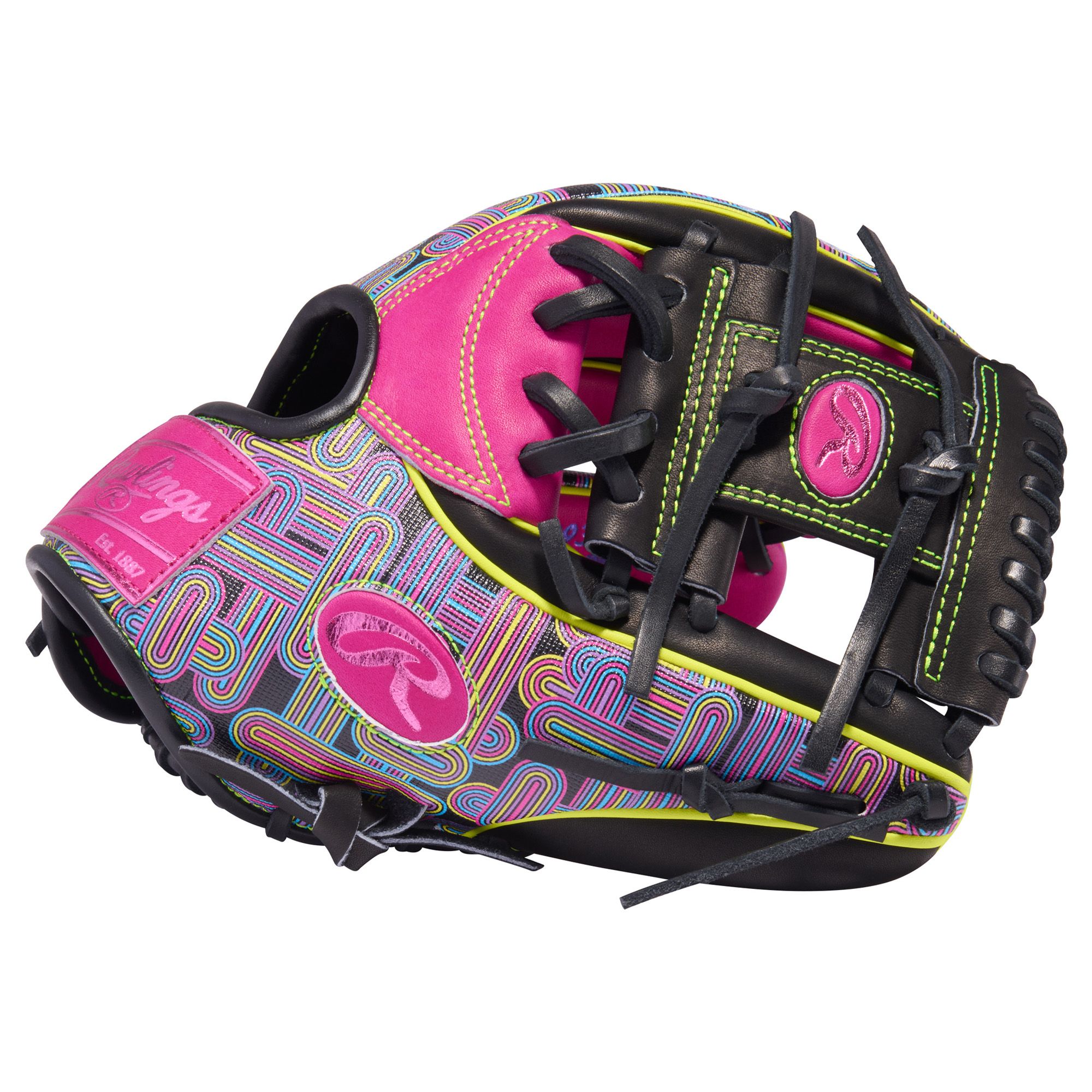 Rawlings 11.5" Color Sync 10 Heart of the Hide Series Glove - Berry/Black product image