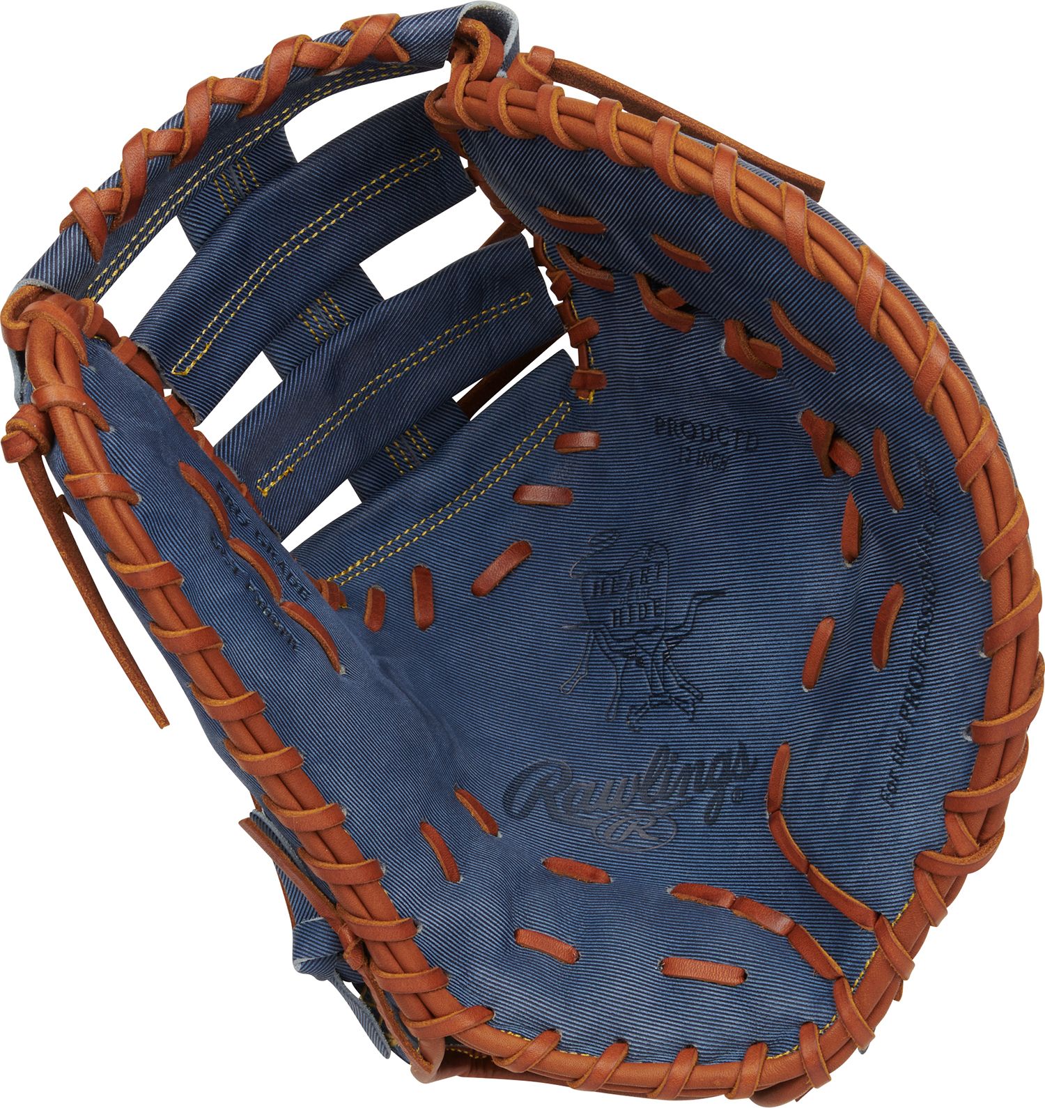 Rawlings 13'' Heart of the Hide "Denim" Pro Label Series First Base Mitt 2025 product image