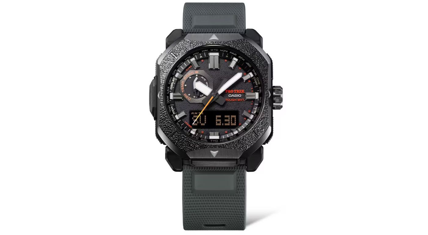 Casio protrek stainless steel deals