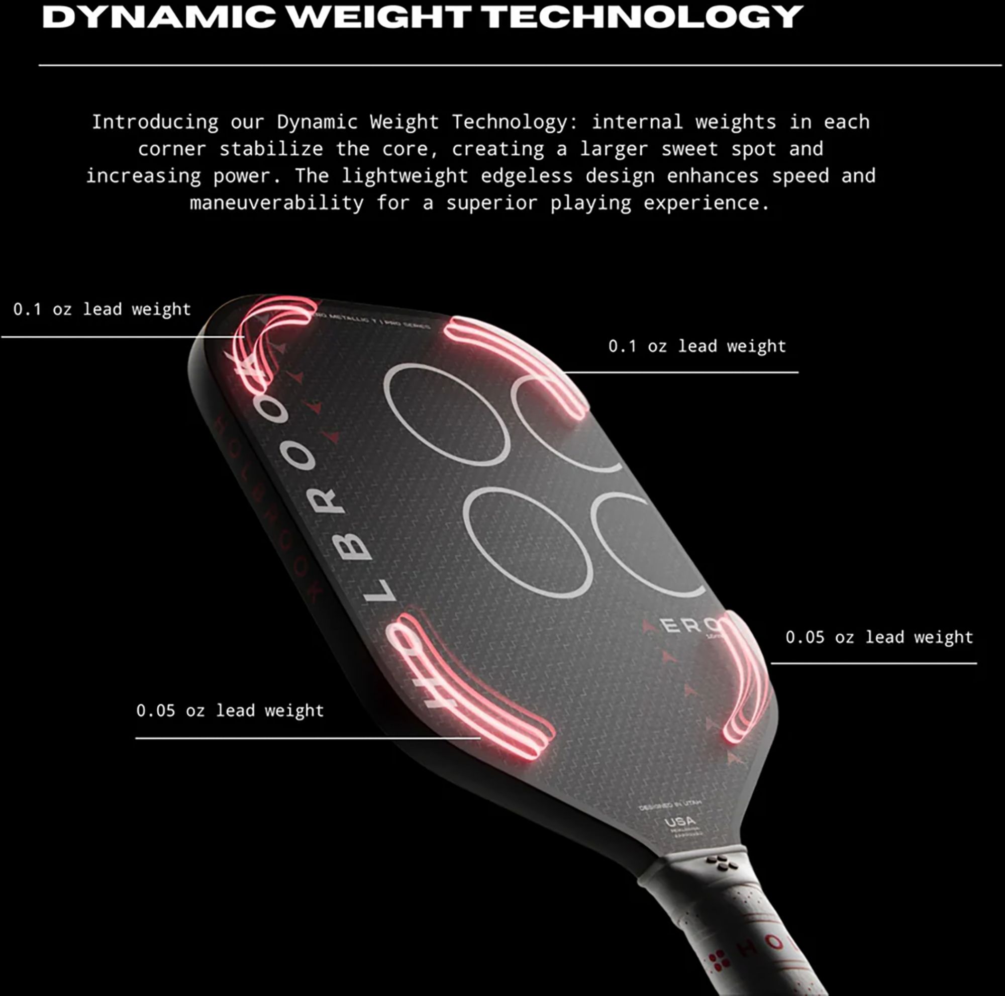 Holbrook Aero Metallic T Pickleball Paddle product image