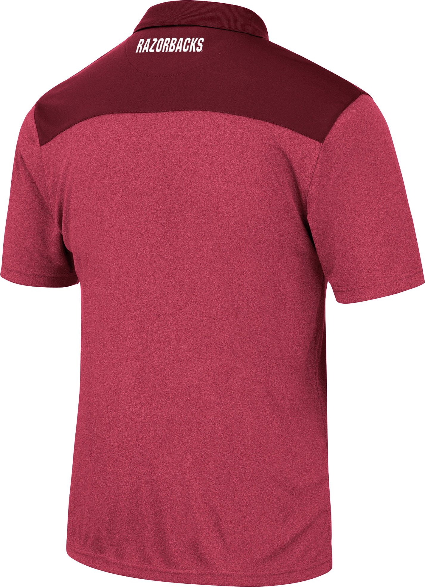 Colosseum Men's Arkansas Razorbacks Cardinal Links Polo product image