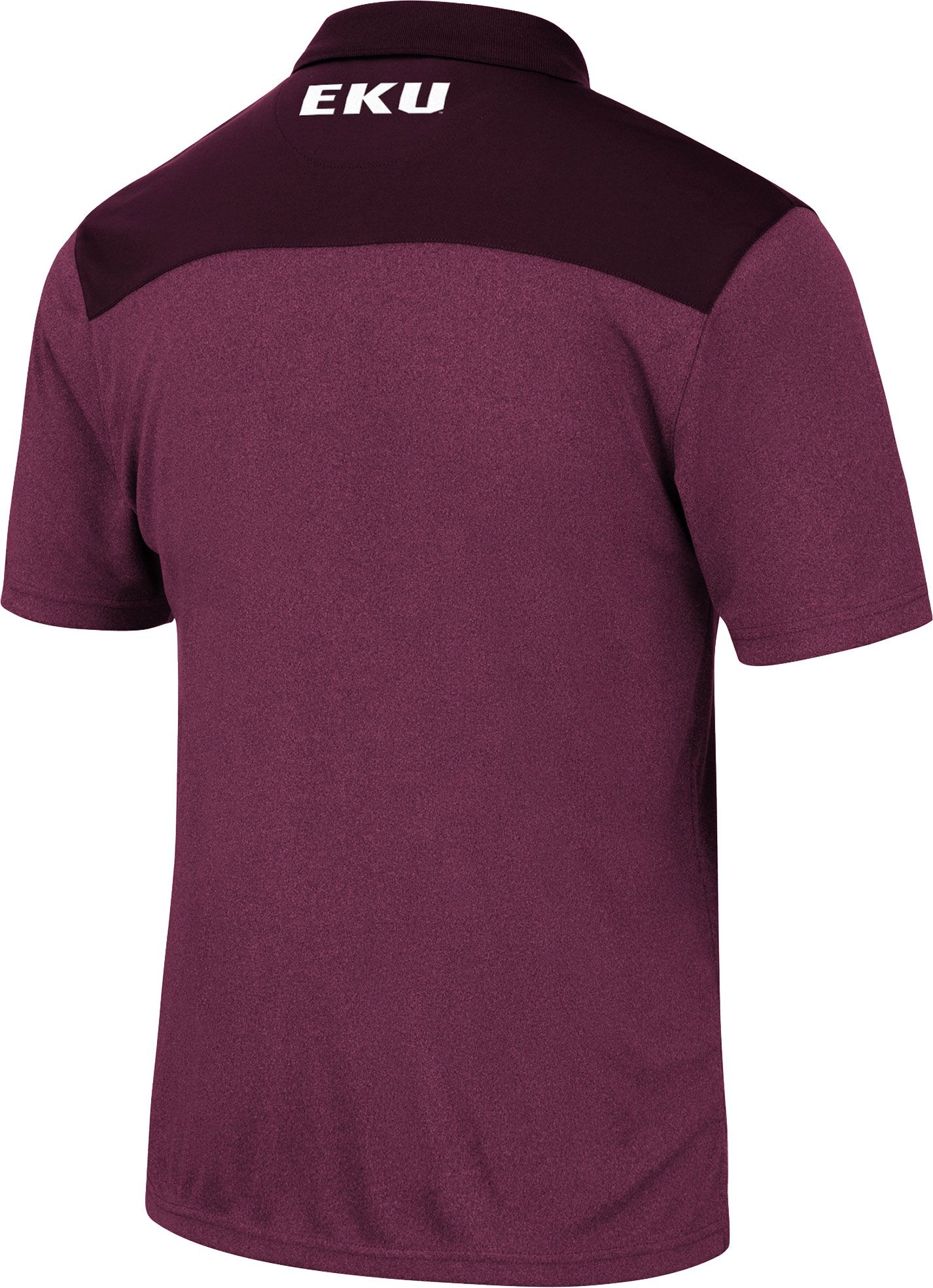 Colosseum Men's Eastern Kentucky Colonels Maroon Links Polo product image