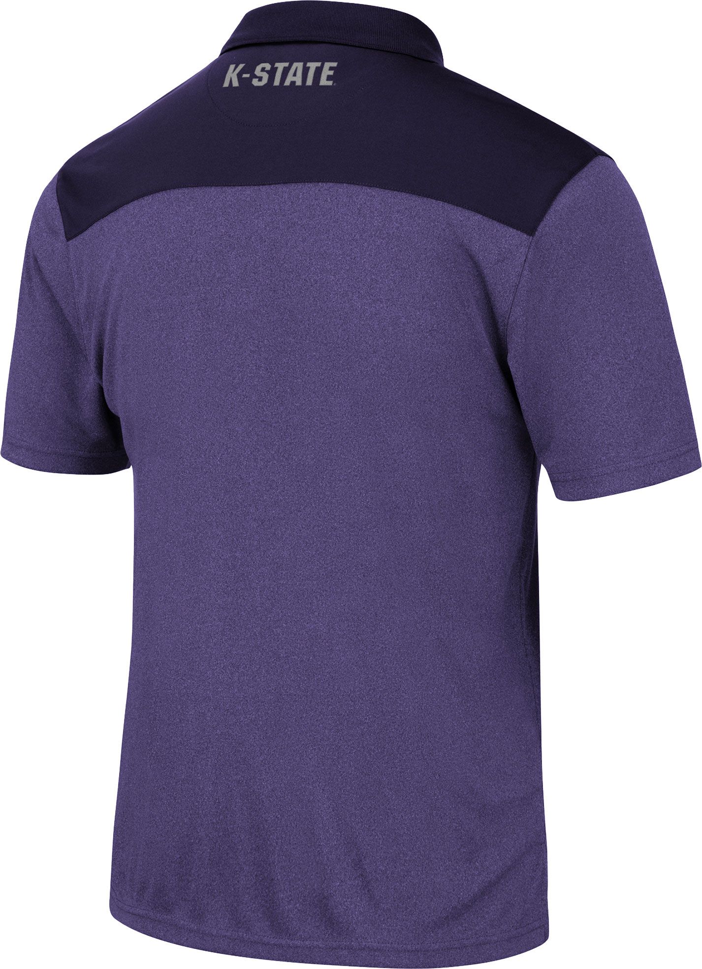 Colosseum Men's Kansas State Wildcats Purple Links Polo product image