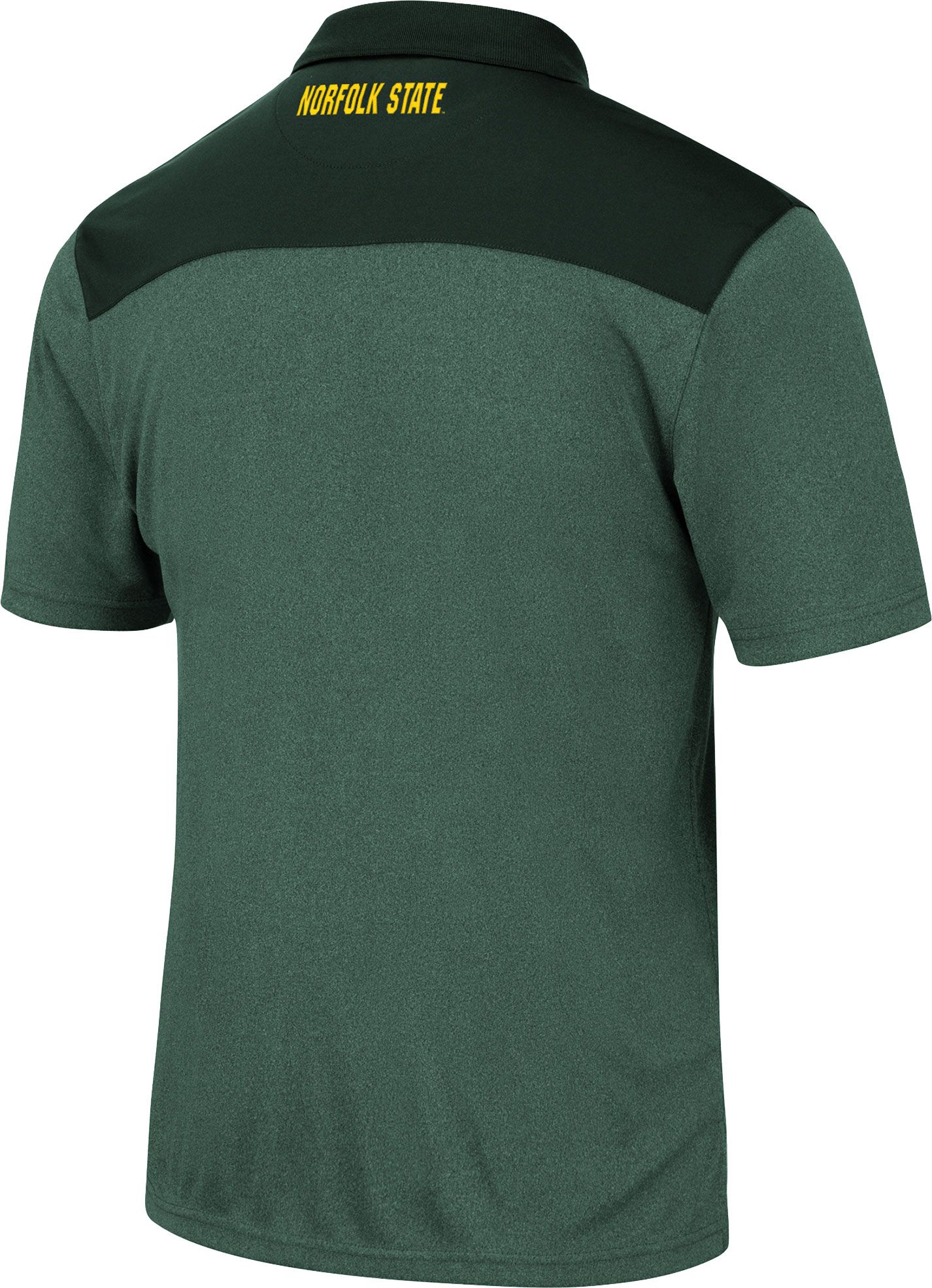 Colosseum Men's Norfolk State Spartans Green Links Polo product image