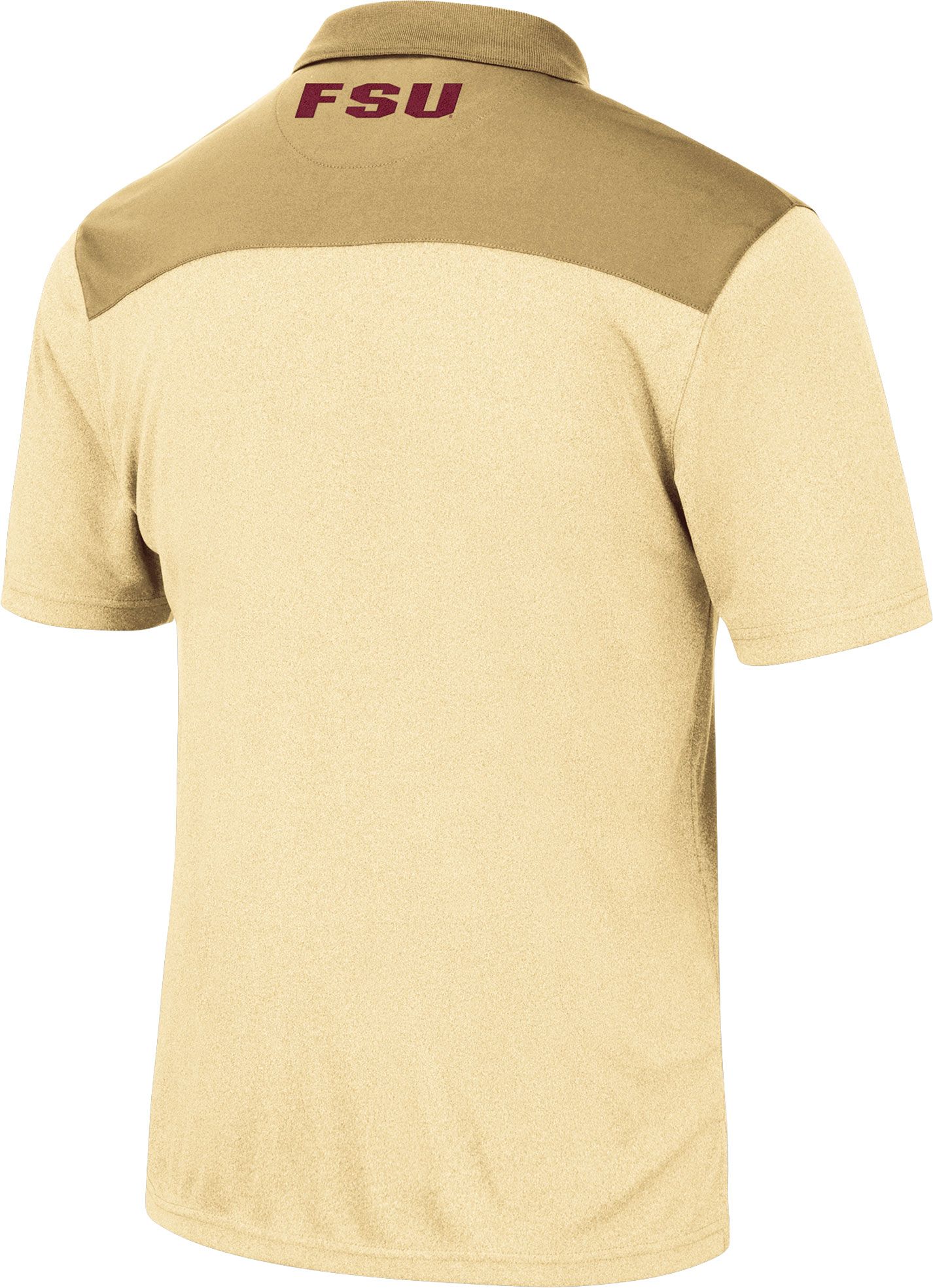 Colosseum Men's Florida State Seminoles Gold Links Polo product image