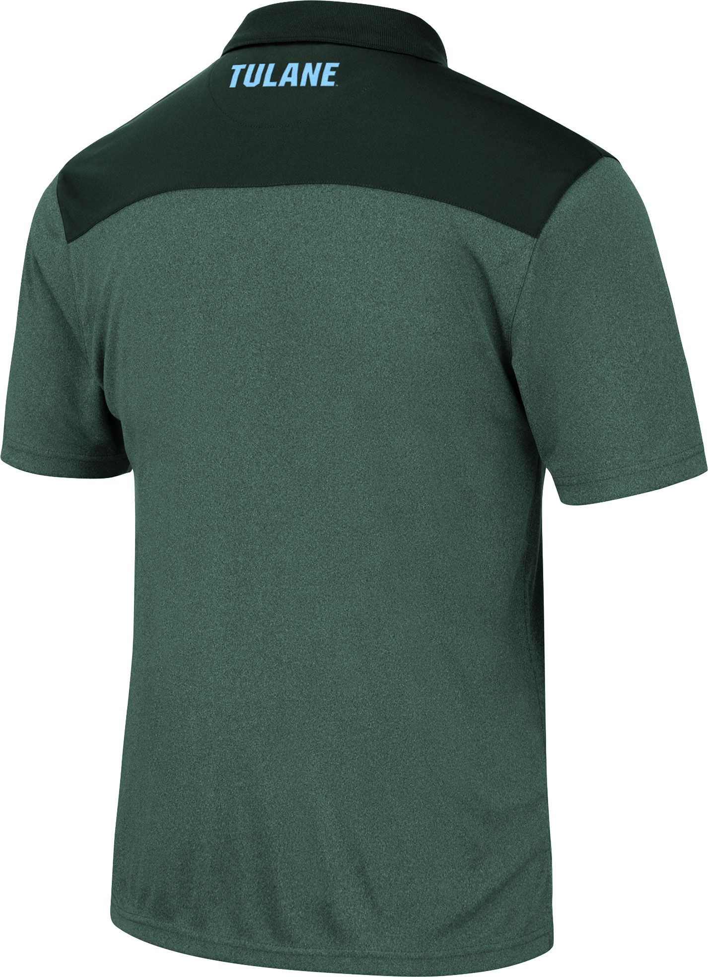 Colosseum Men's Tulane Green Wave Green Links Polo product image