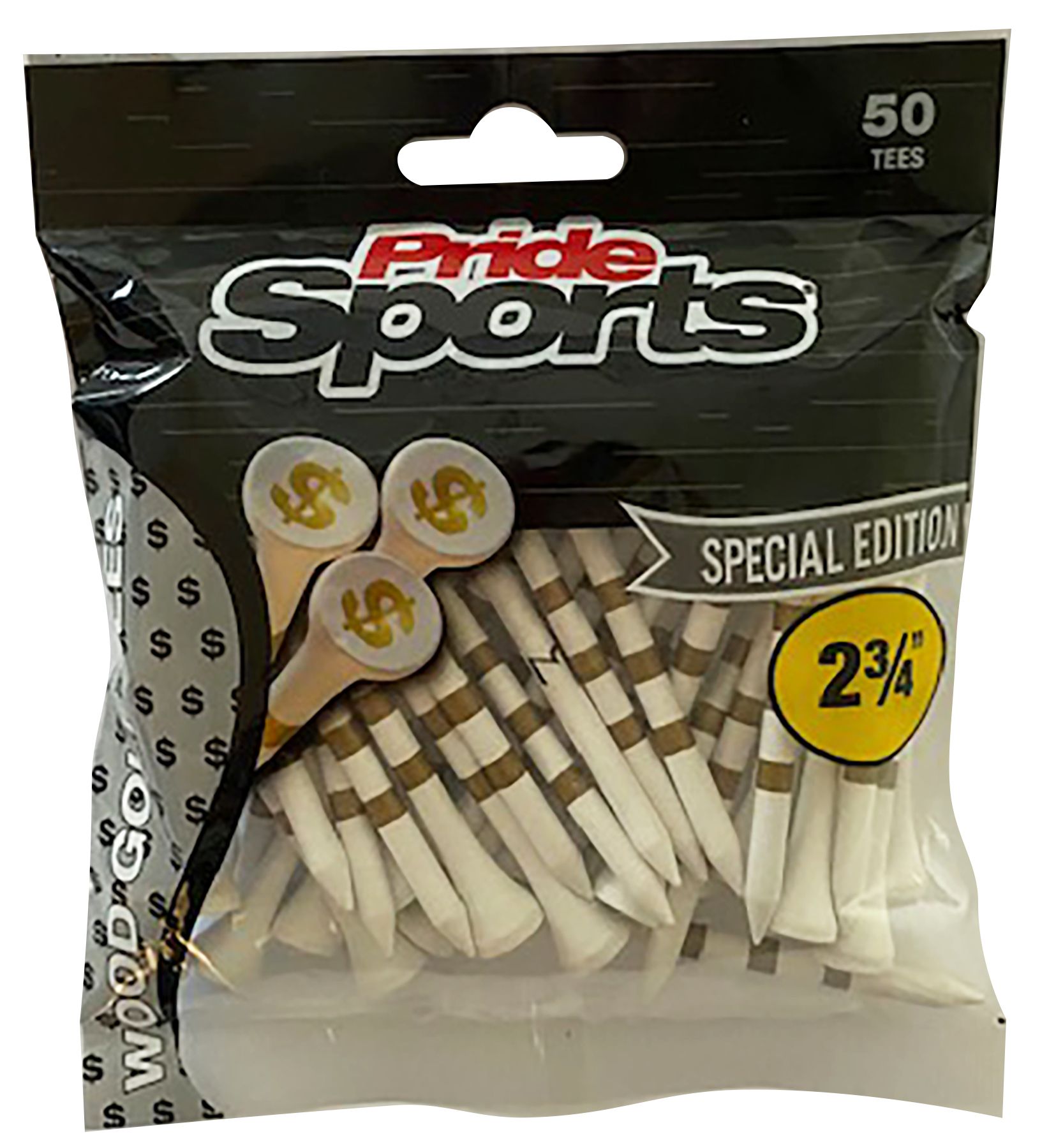 Pride 2.75" Money Novelty Tees - 50 Pack product image