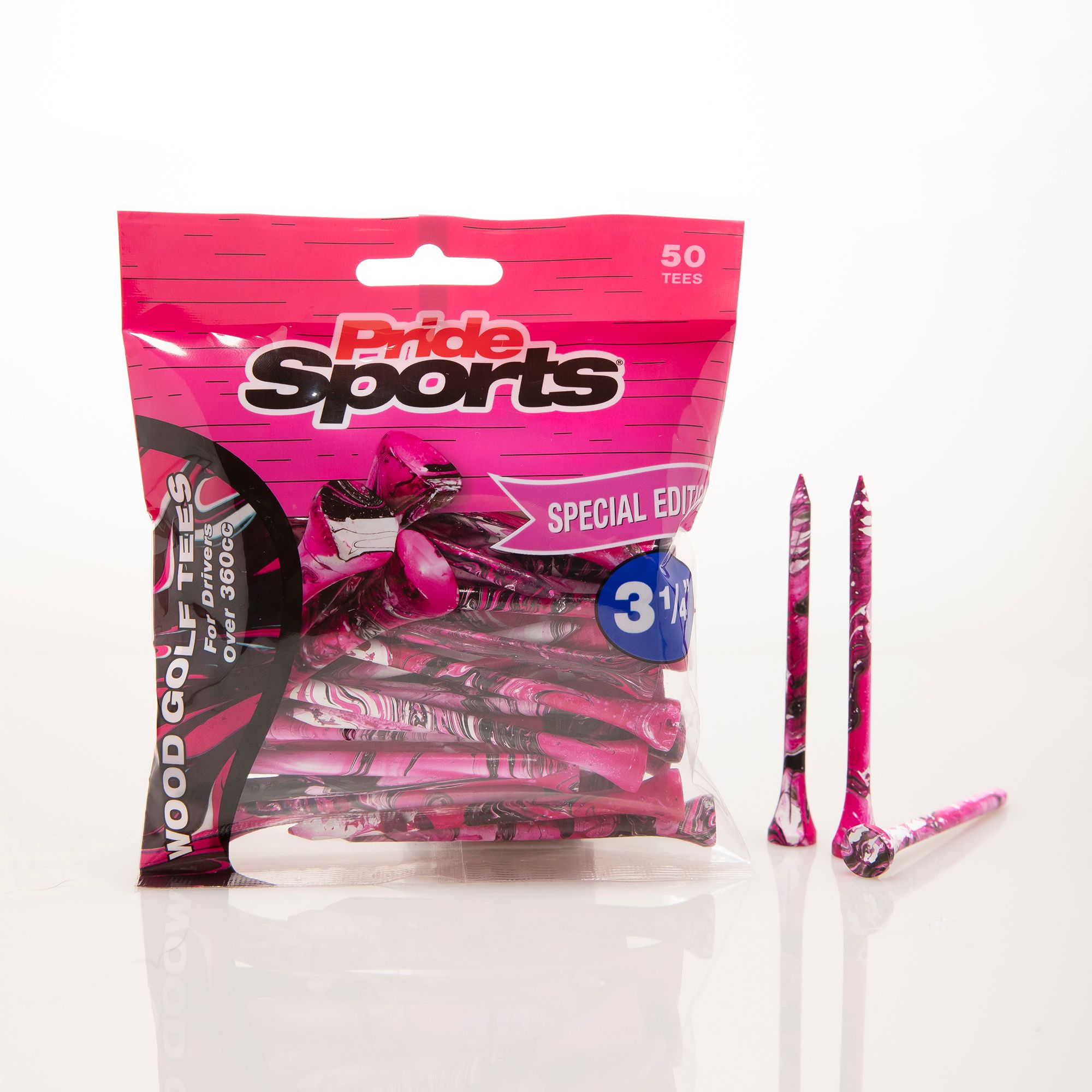 Pride 3.25" Paint Splatter Golf Tees - 50 Pack product image
