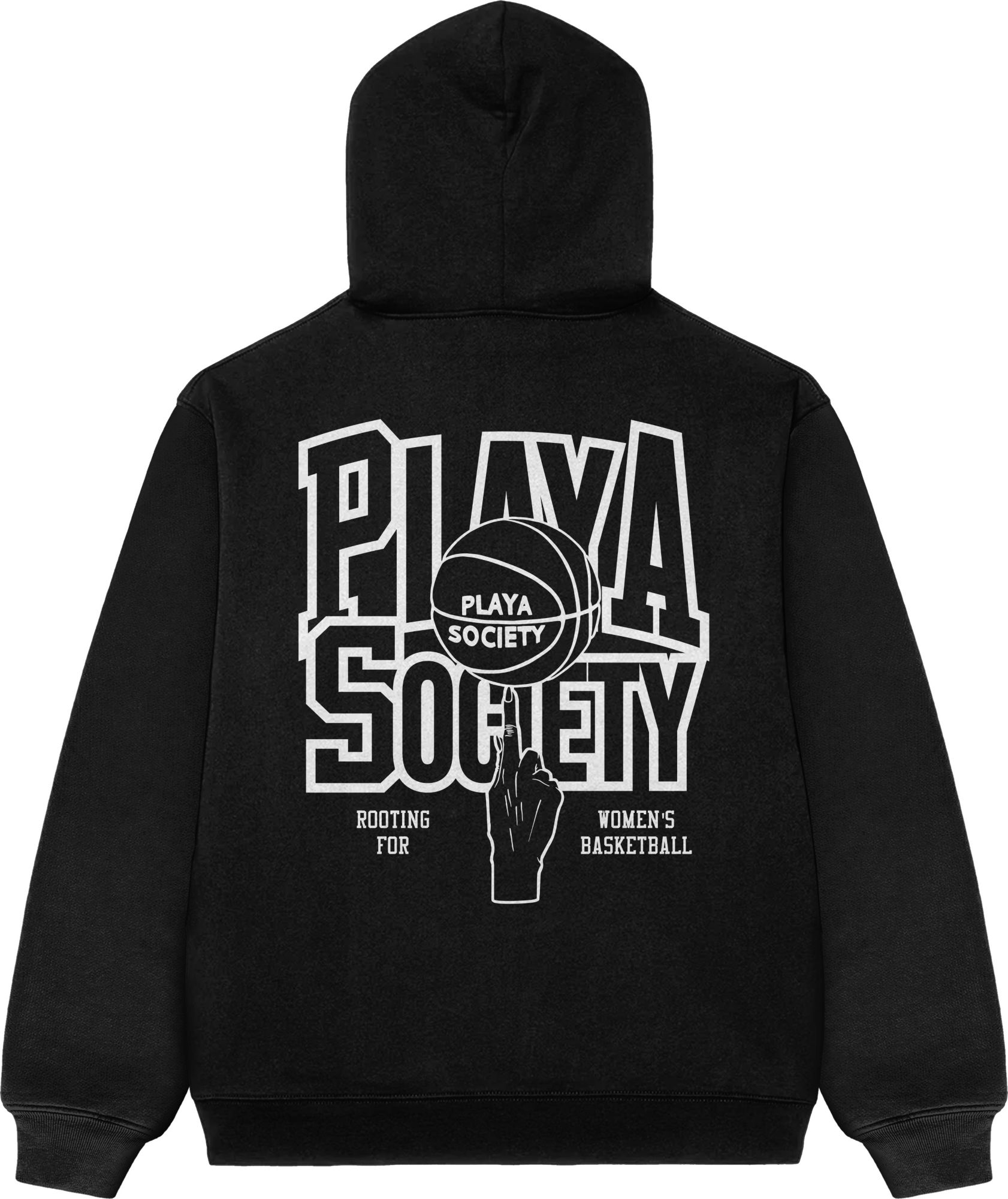 PLAYA SOCIETY Unisex Black Rooting For WBB Offseason Pullover Hoodie product image
