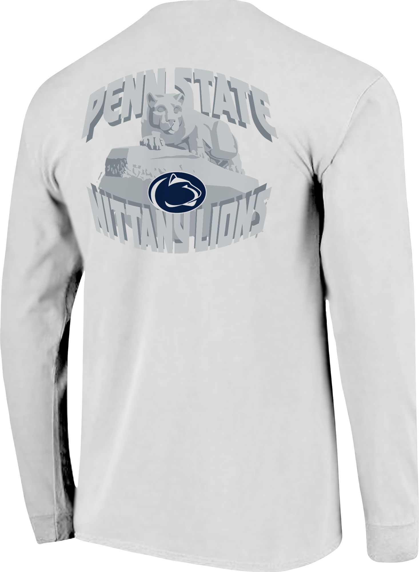 Image One Men's Penn State Nittany Lions White Campus Pride Long Sleeve Shirt