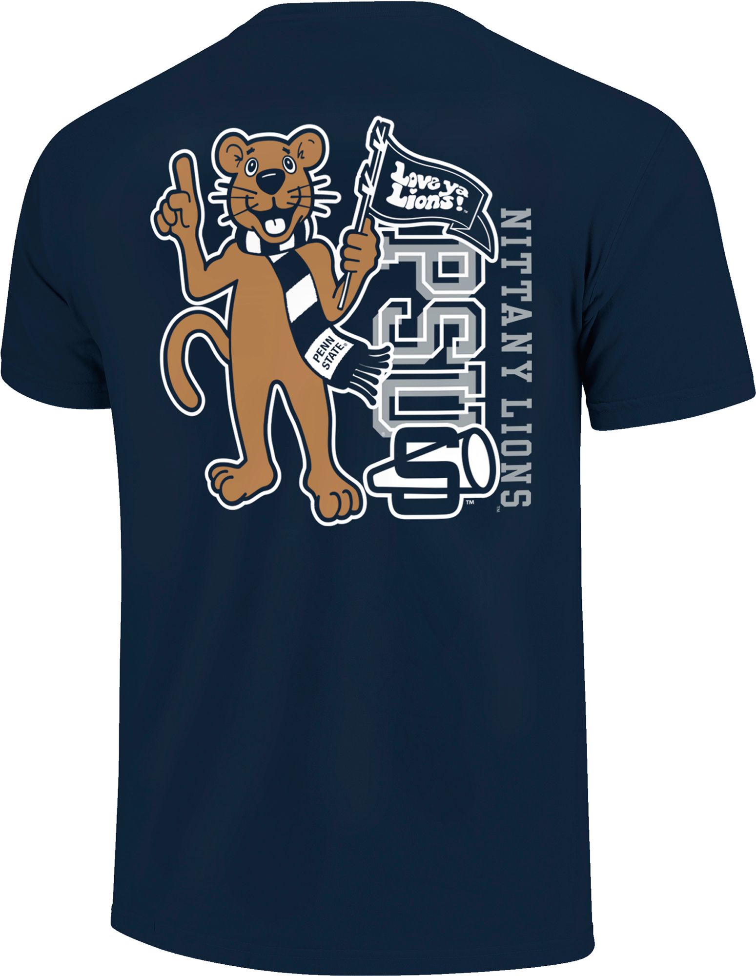 Image One Men's Penn State Nittany Lions Navy 'Luv Ya Lions' T-Shirt product image
