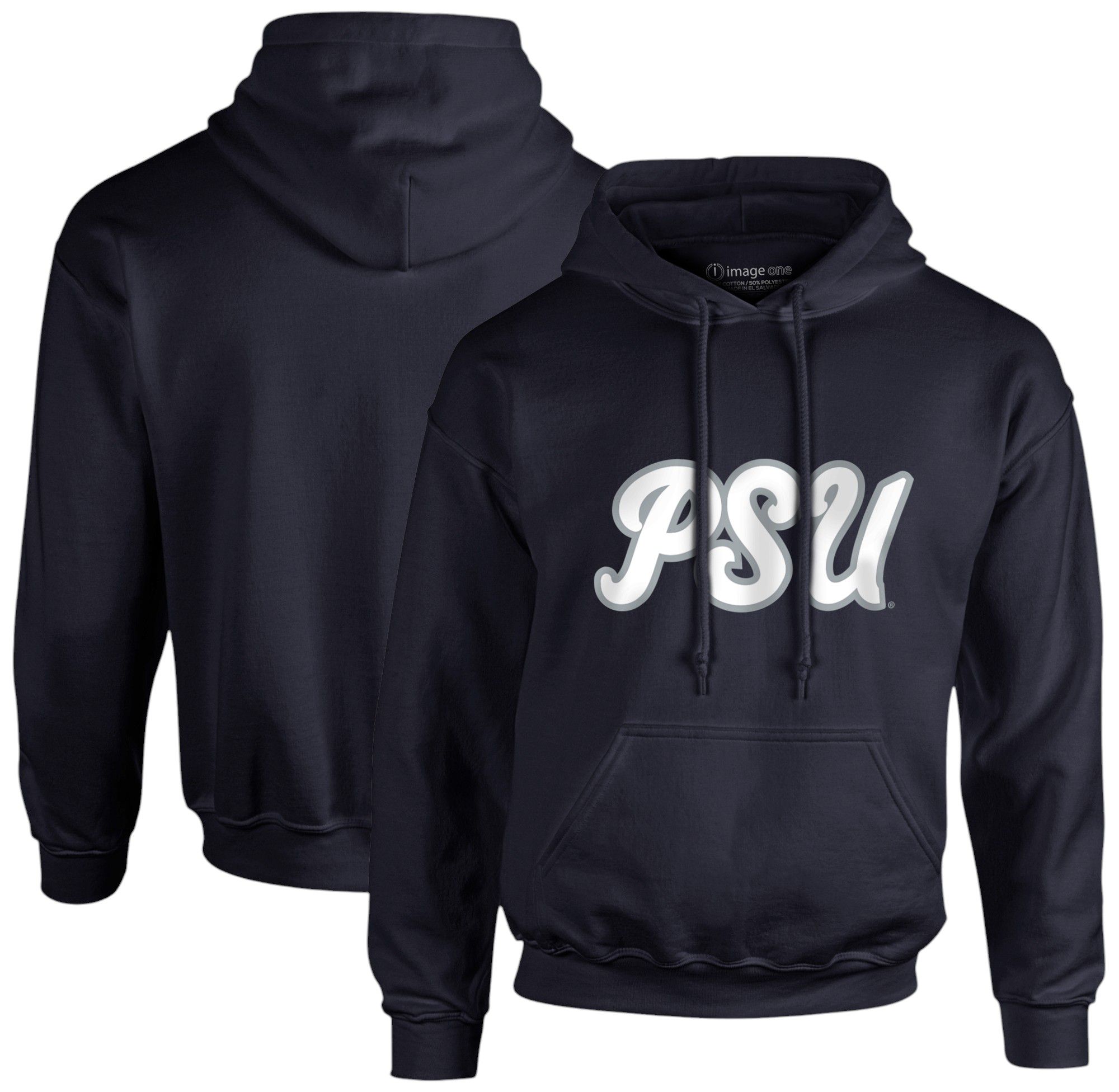 Image One Men's Penn State Nittany Lions Navy Script Initial Pullover Hoodie product image