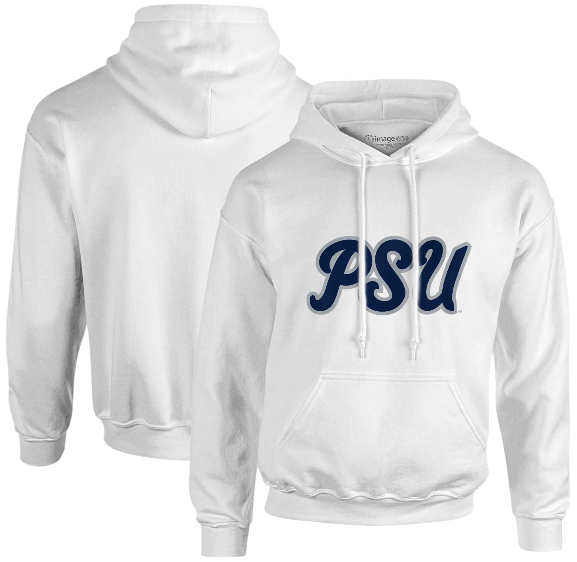 Image One Men's Penn State Nittany Lions White Script Initial Hoodie product image