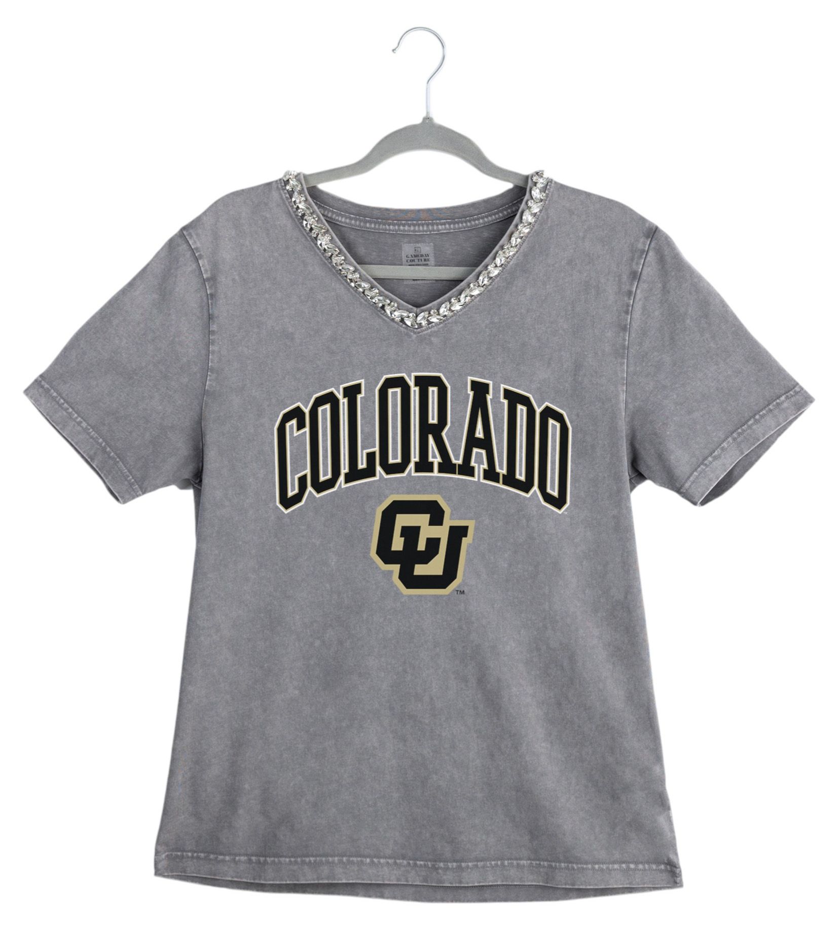 Gameday Couture Women's Colorado Buffaloes Grey Icon Edge T-Shirt product image