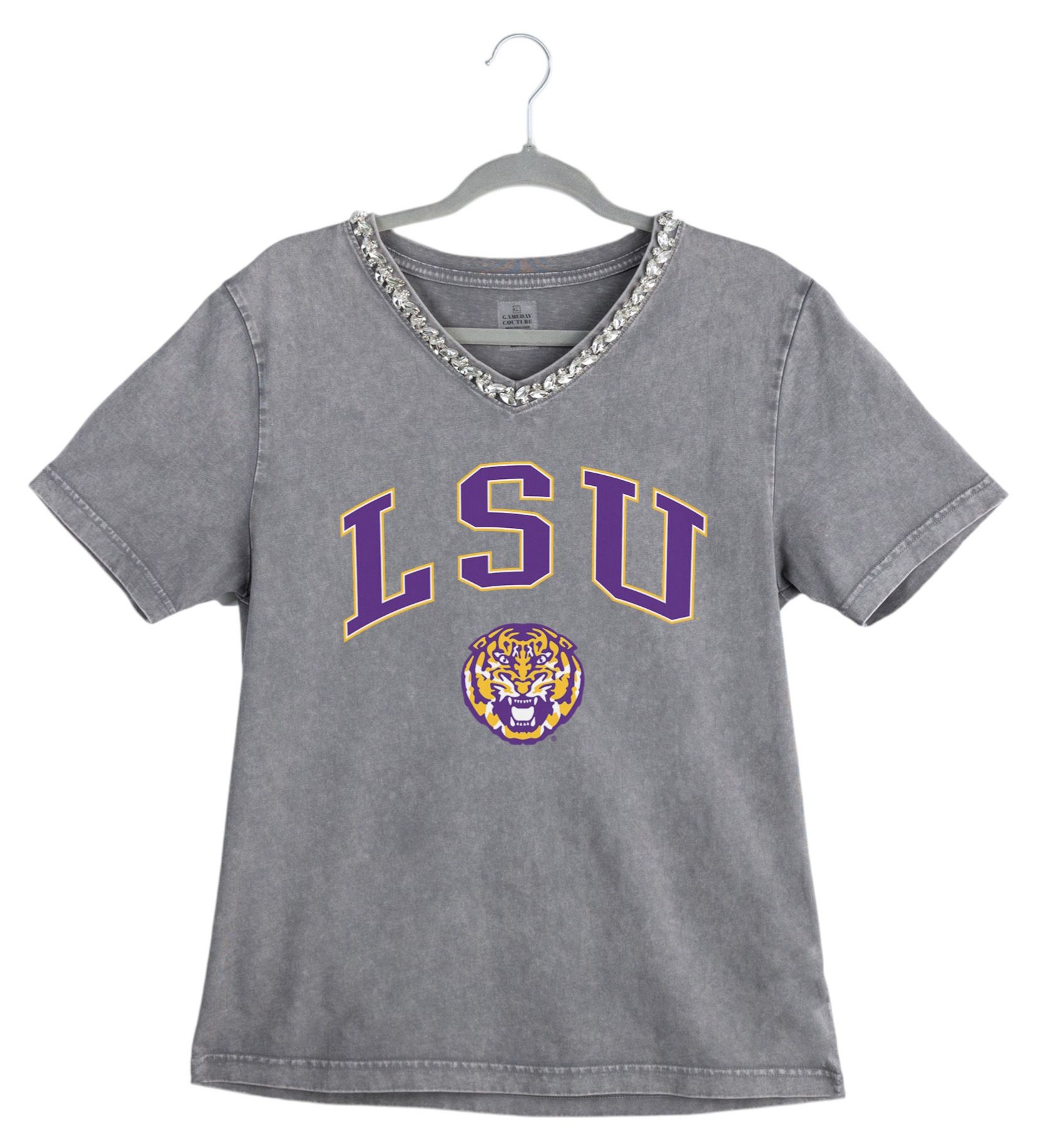Gameday Couture Women's LSU Tigers Grey Icon Edge T-Shirt product image