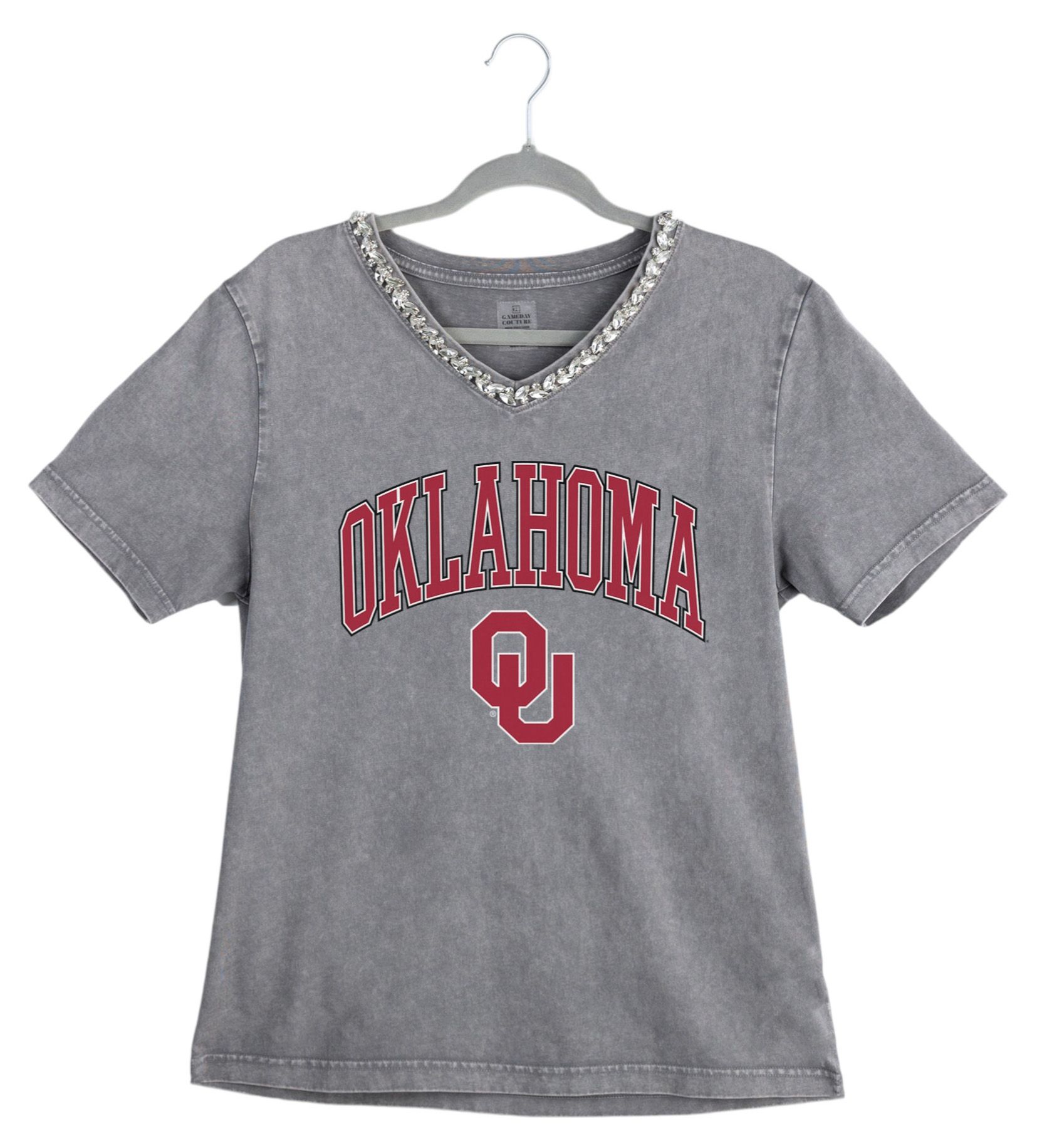 Gameday Couture Women's Oklahoma Sooners Grey Icon Edge T-Shirt product image