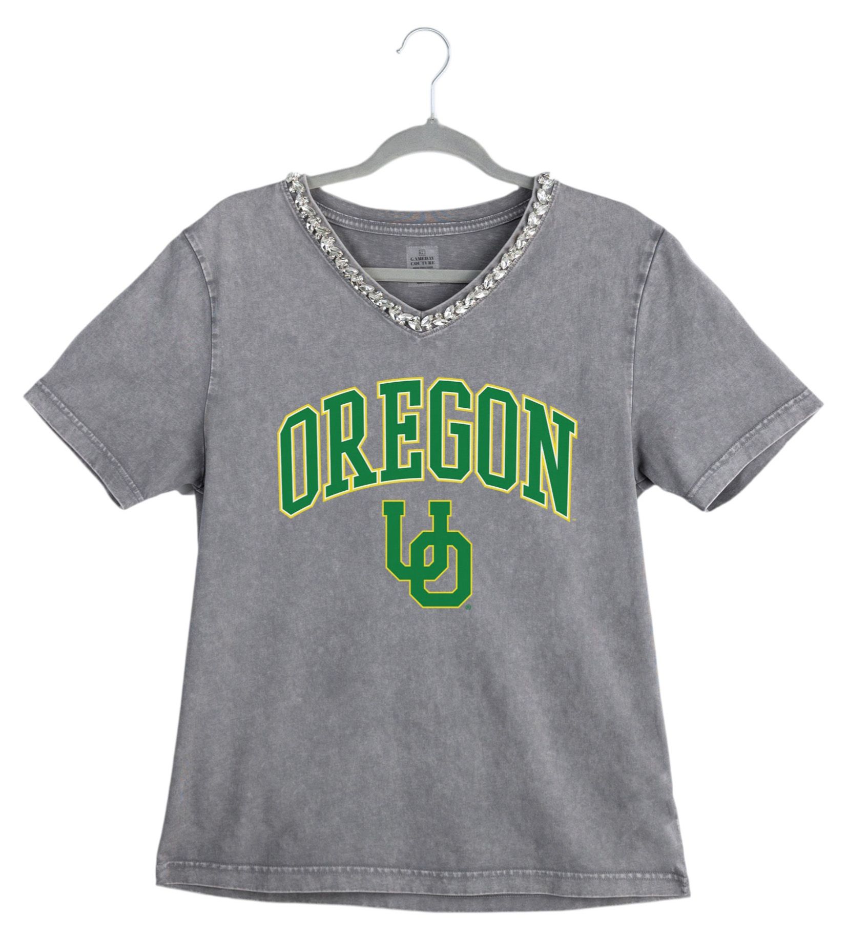Gameday Couture Women's Oregon Ducks Grey Icon Edge T-Shirt product image