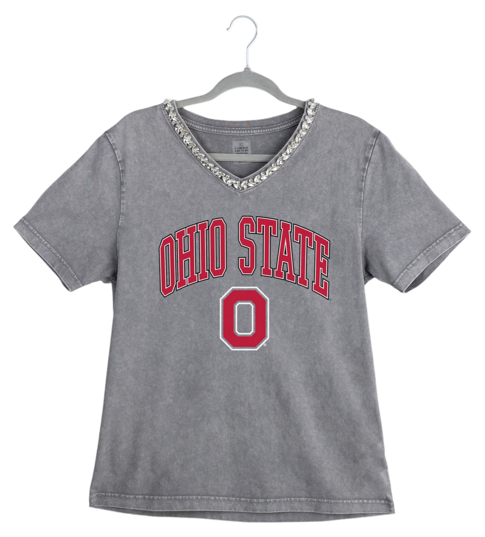 Gameday Couture Women's Ohio State Buckeyes Gray Icon Edge T-Shirt product image