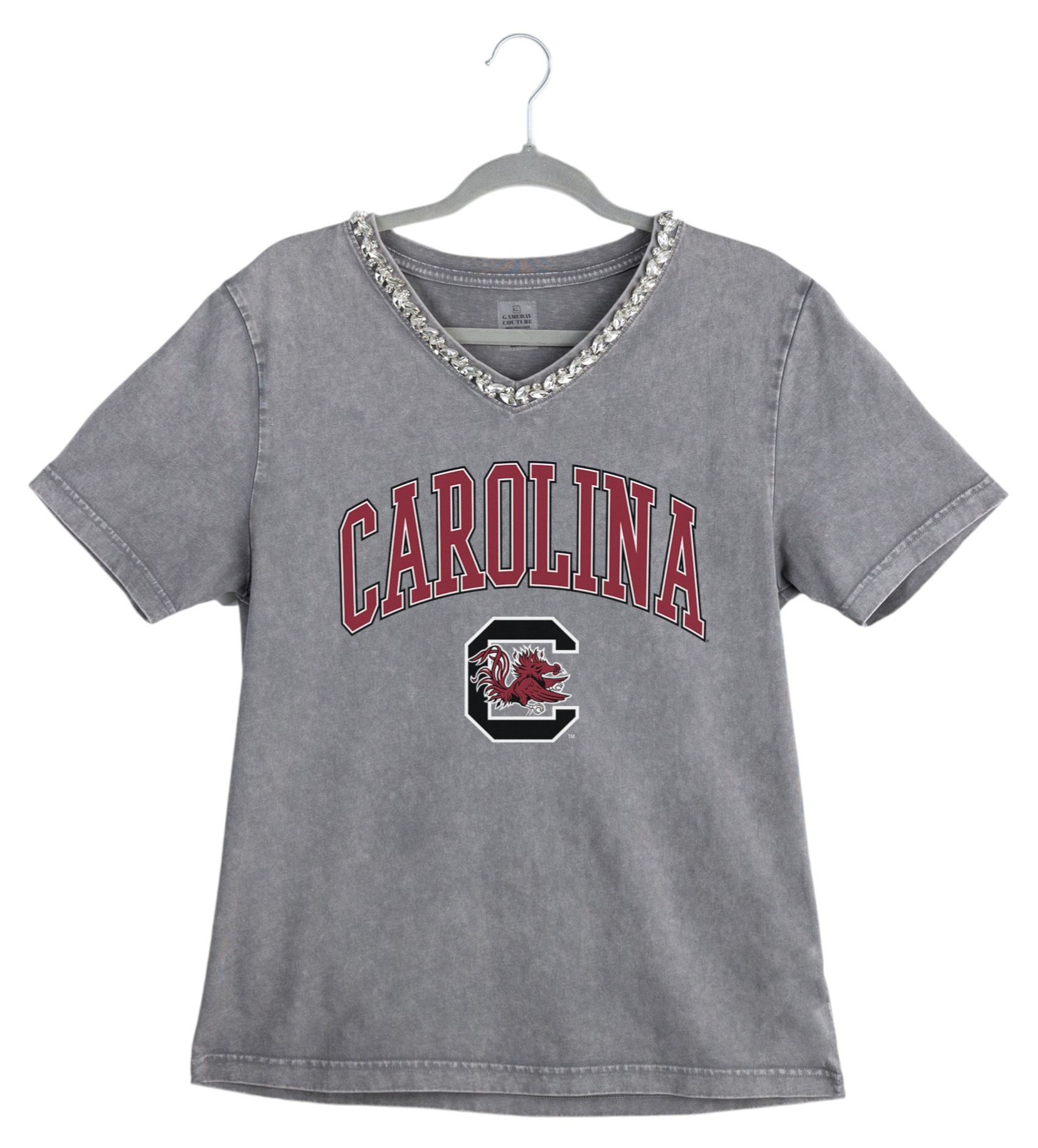Gameday Couture Women's South Carolina Gamecocks Grey Icon Edge T-Shirt product image