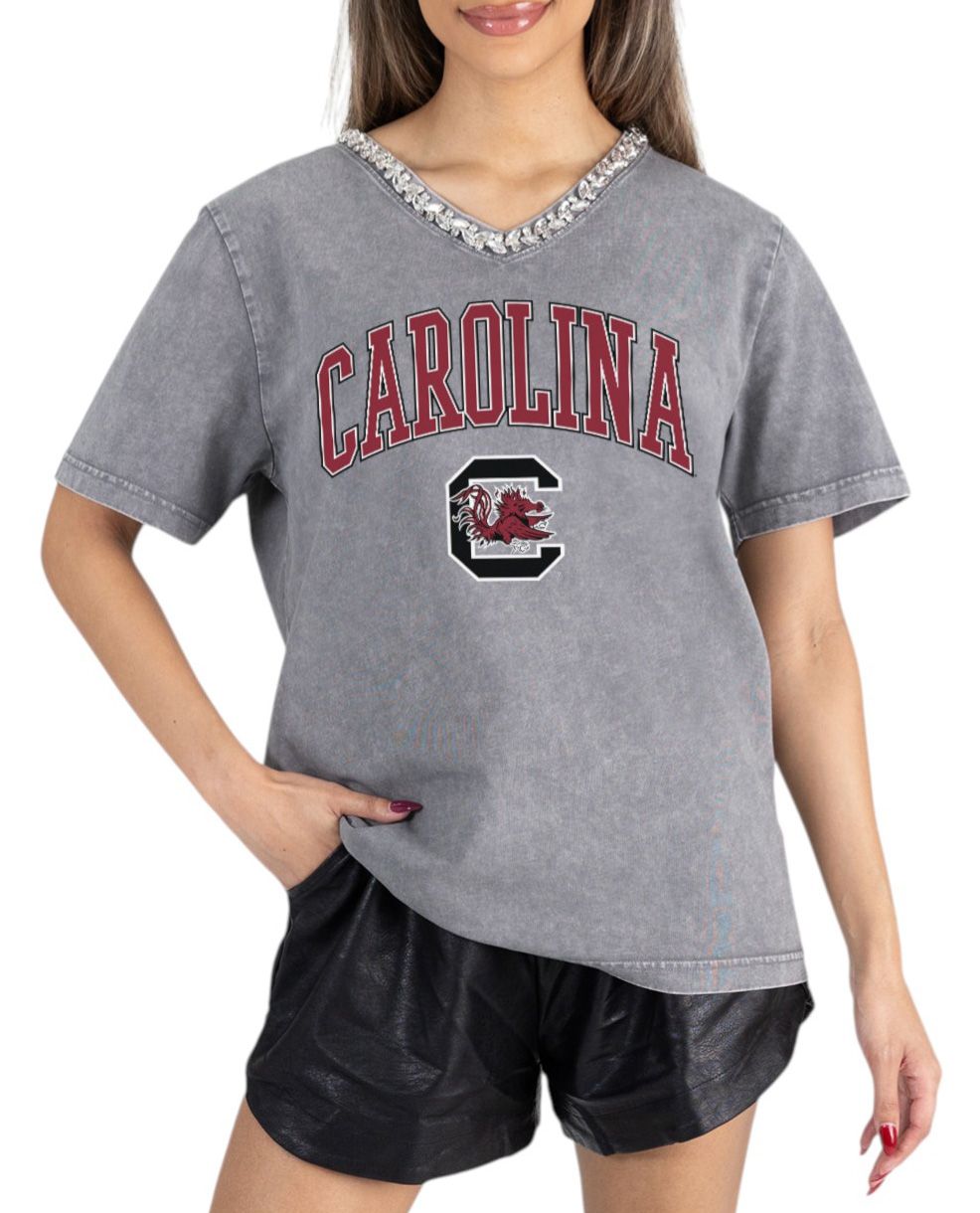 Gameday Couture Women's South Carolina Gamecocks Grey Icon Edge T-Shirt product image