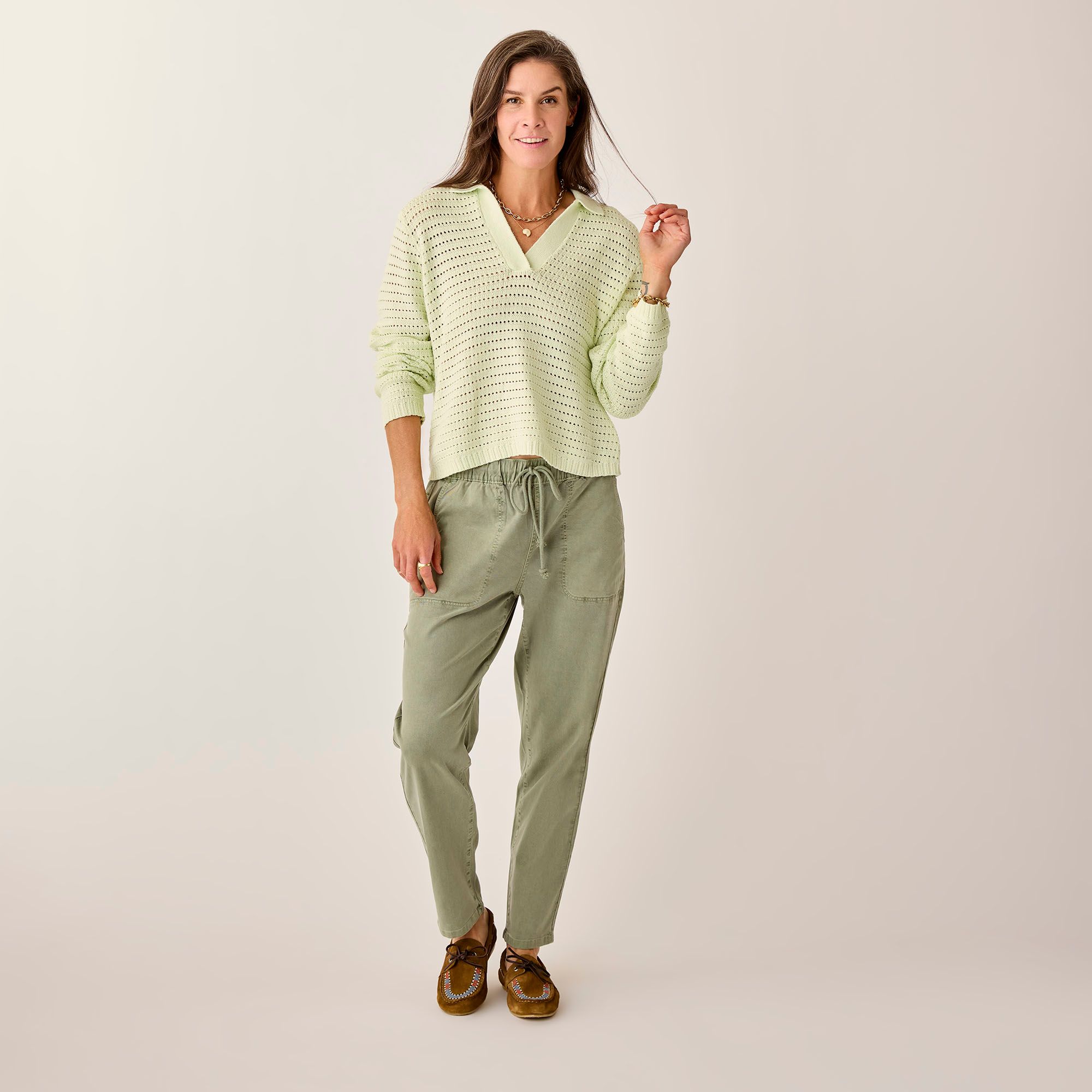 Carve Designs Women's Zoe Twill Pant product image