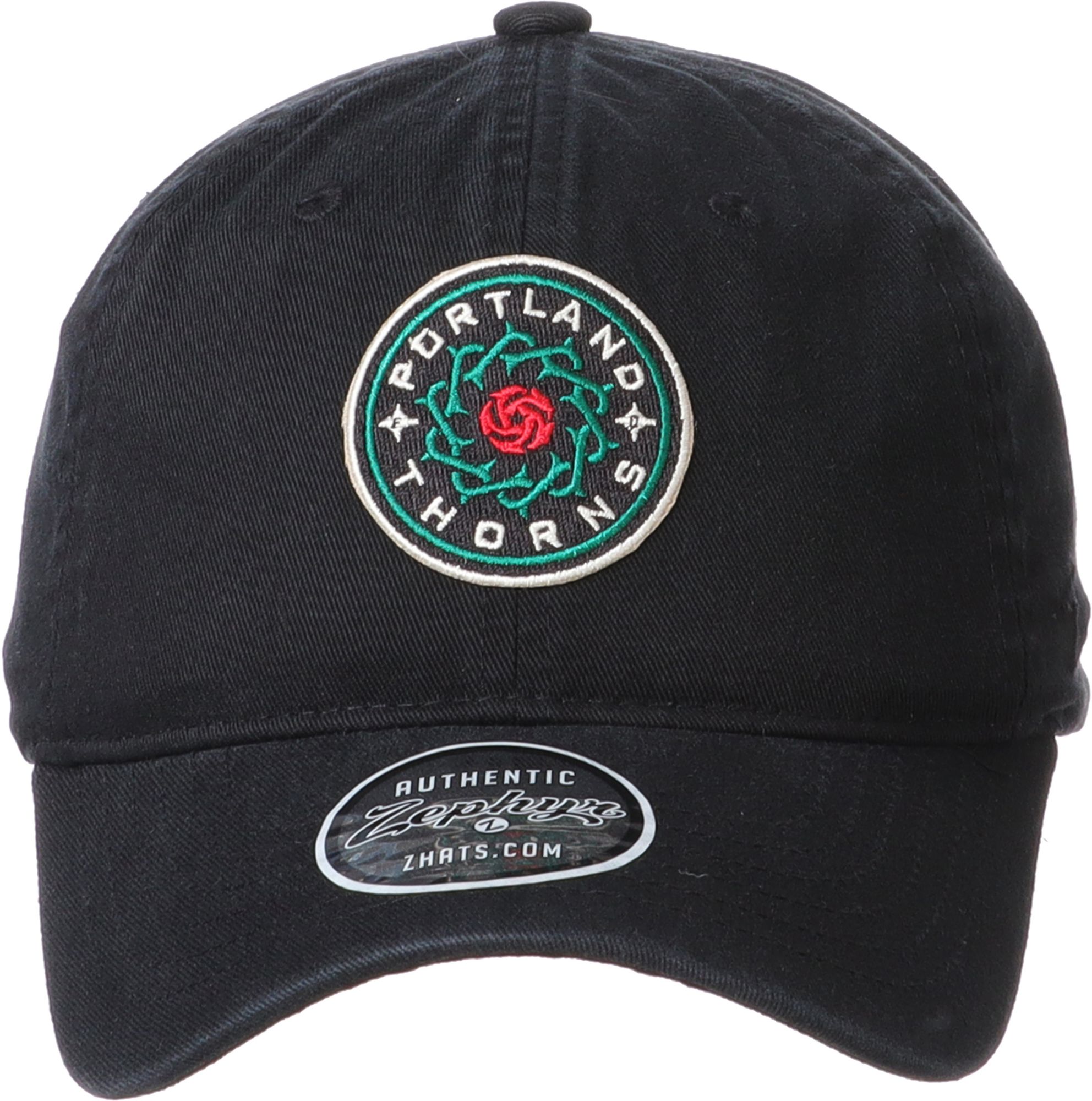 Zephyr Portland Thorns Team Black Adjustable Hat product image