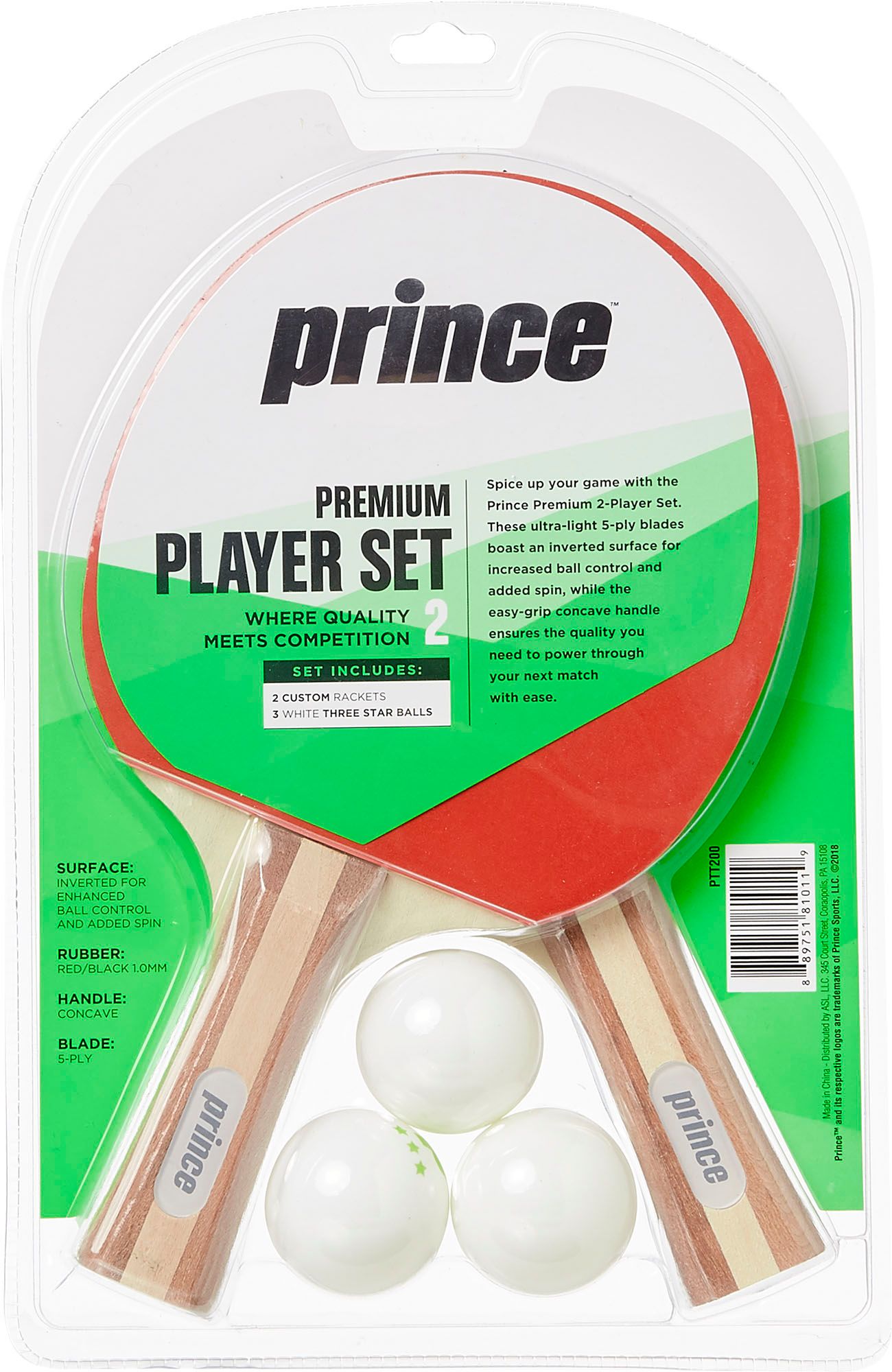 Prince Premium 2-Player Racket Set