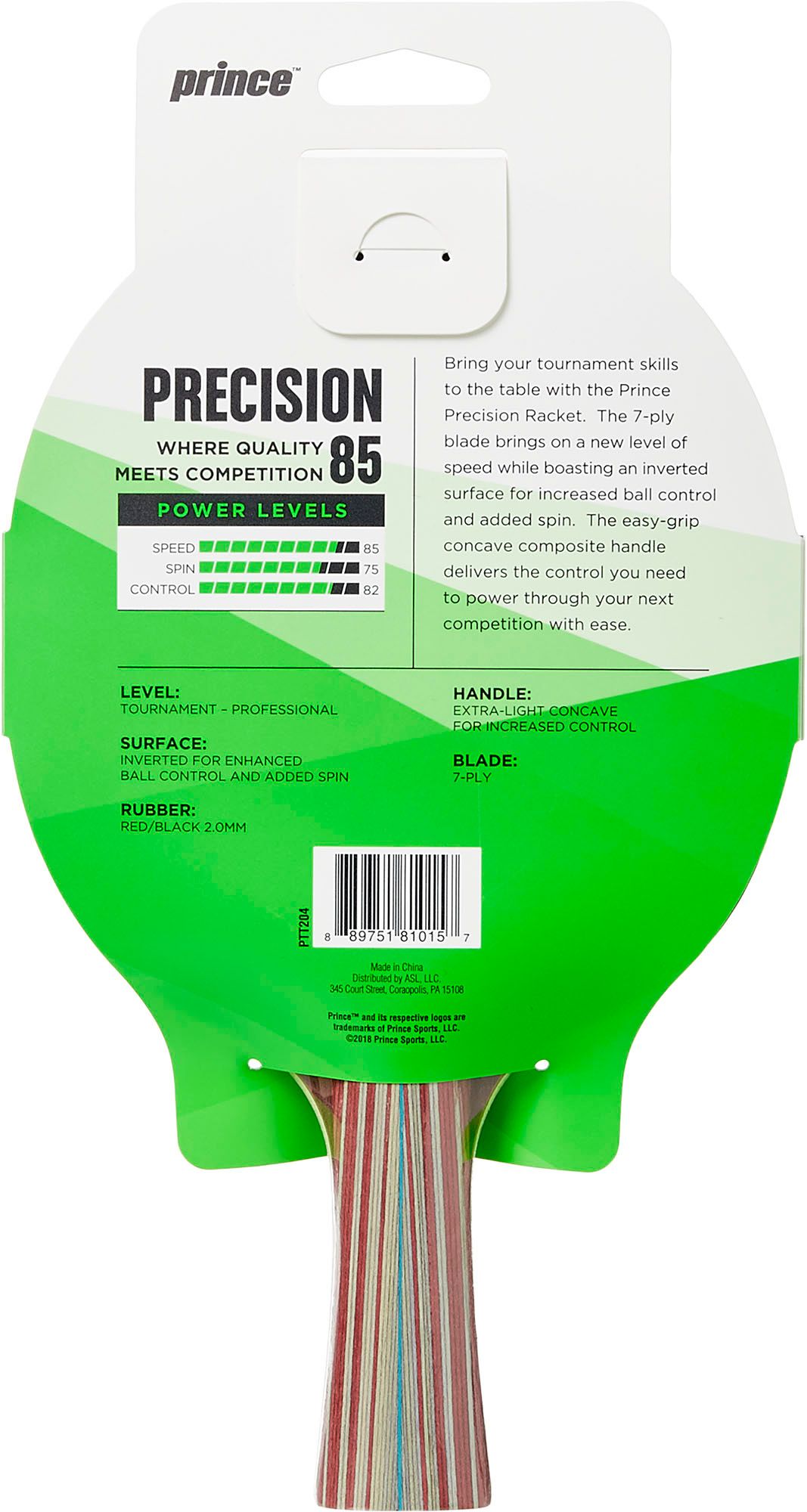 Prince Precision Table Tennis Paddle product image