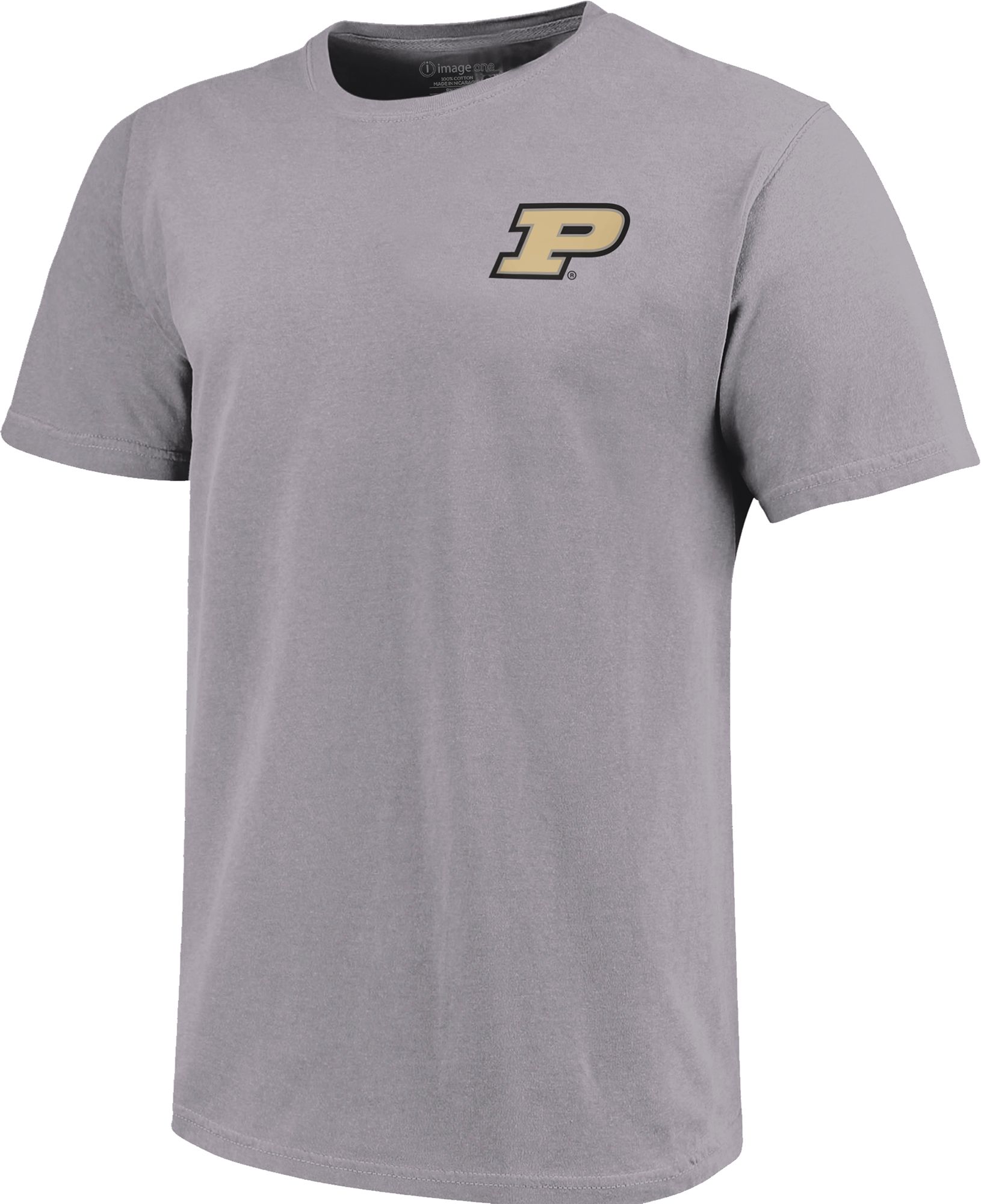 Image One Adult Purdue Boilermakers Grey Helmet Arch T-Shirt product image