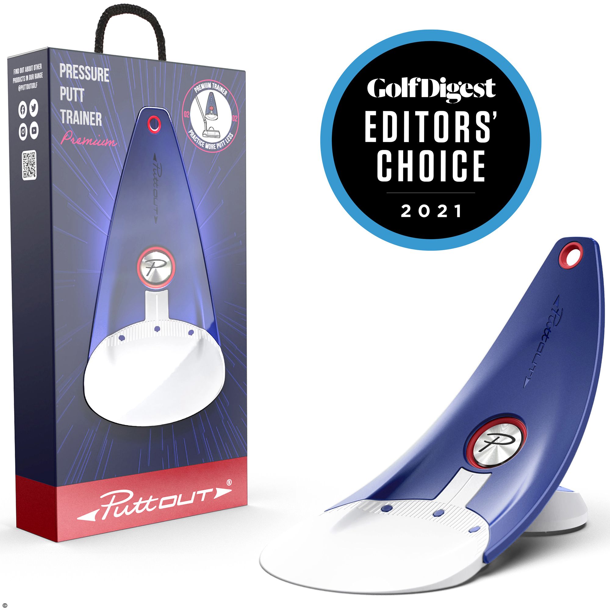 PuttOUT Premium Pressure Putt Trainer - United States Limited Edition product image