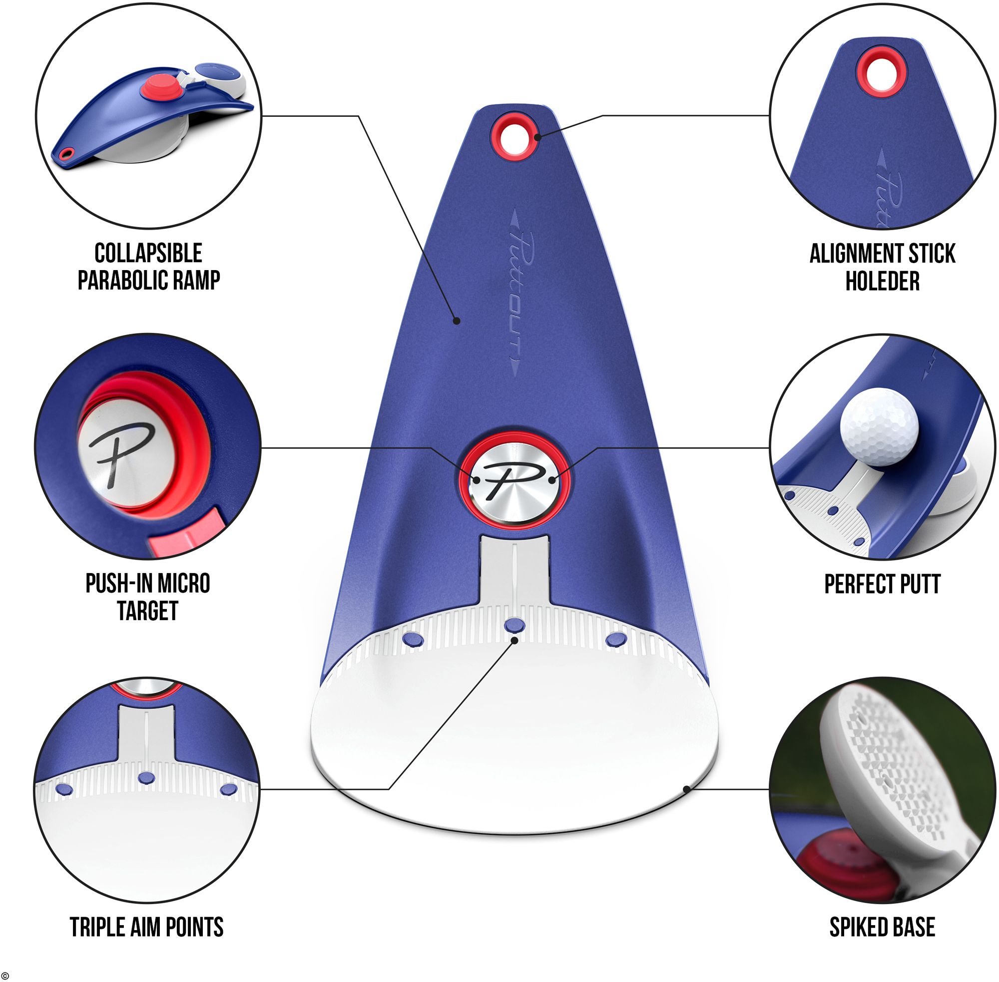 PuttOUT Premium Pressure Putt Trainer - United States Limited Edition product image