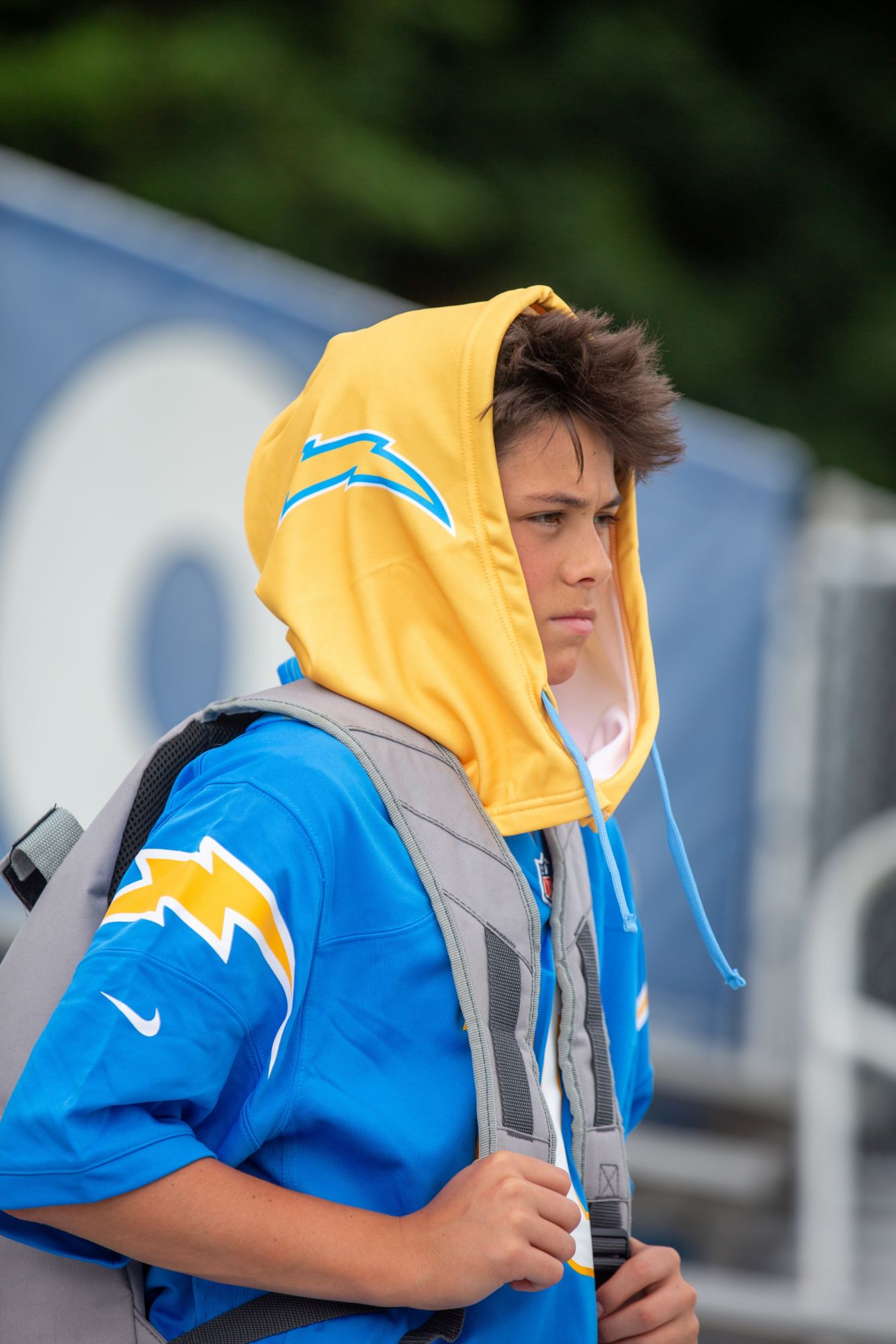 SoHoodie Los Angeles Chargers Gold ‘Just the Hood' product image