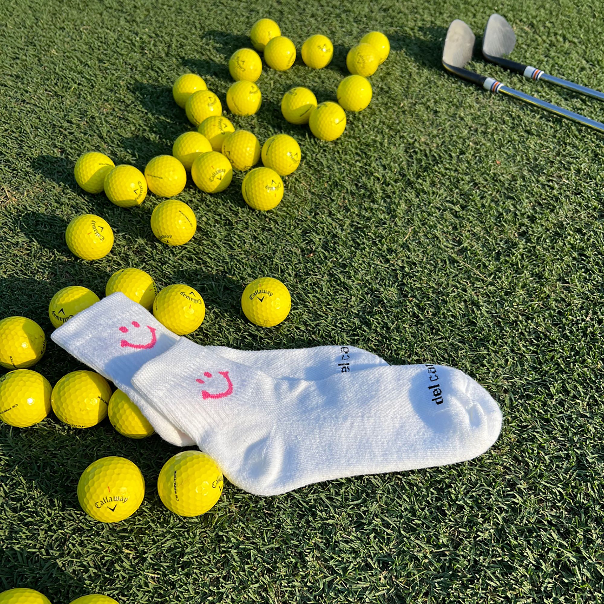 Del Campo Golf Smiley Golf Sock product image
