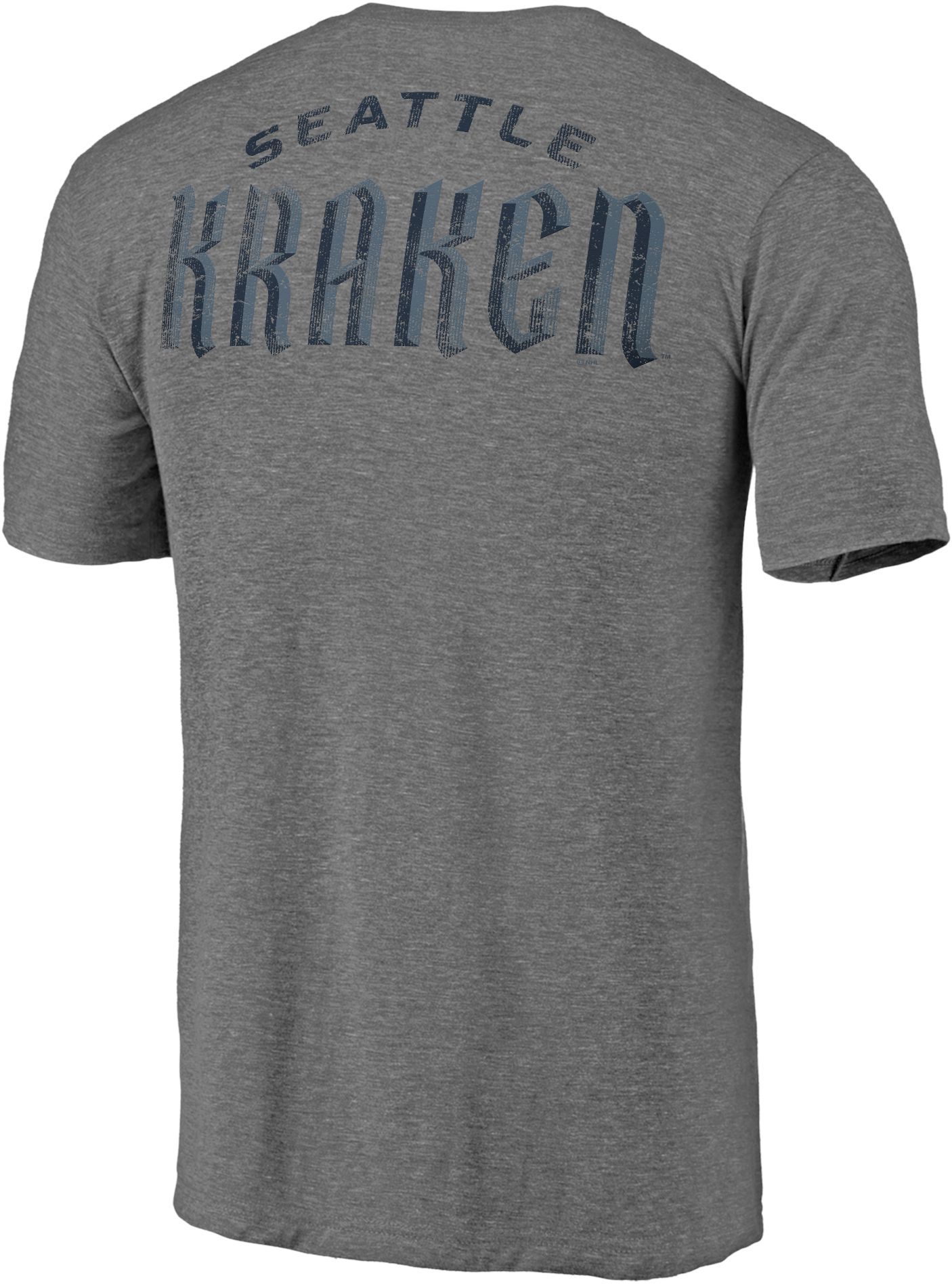 NHL Adult Seattle Kraken Shoulder Patch Navy T-Shirt product image