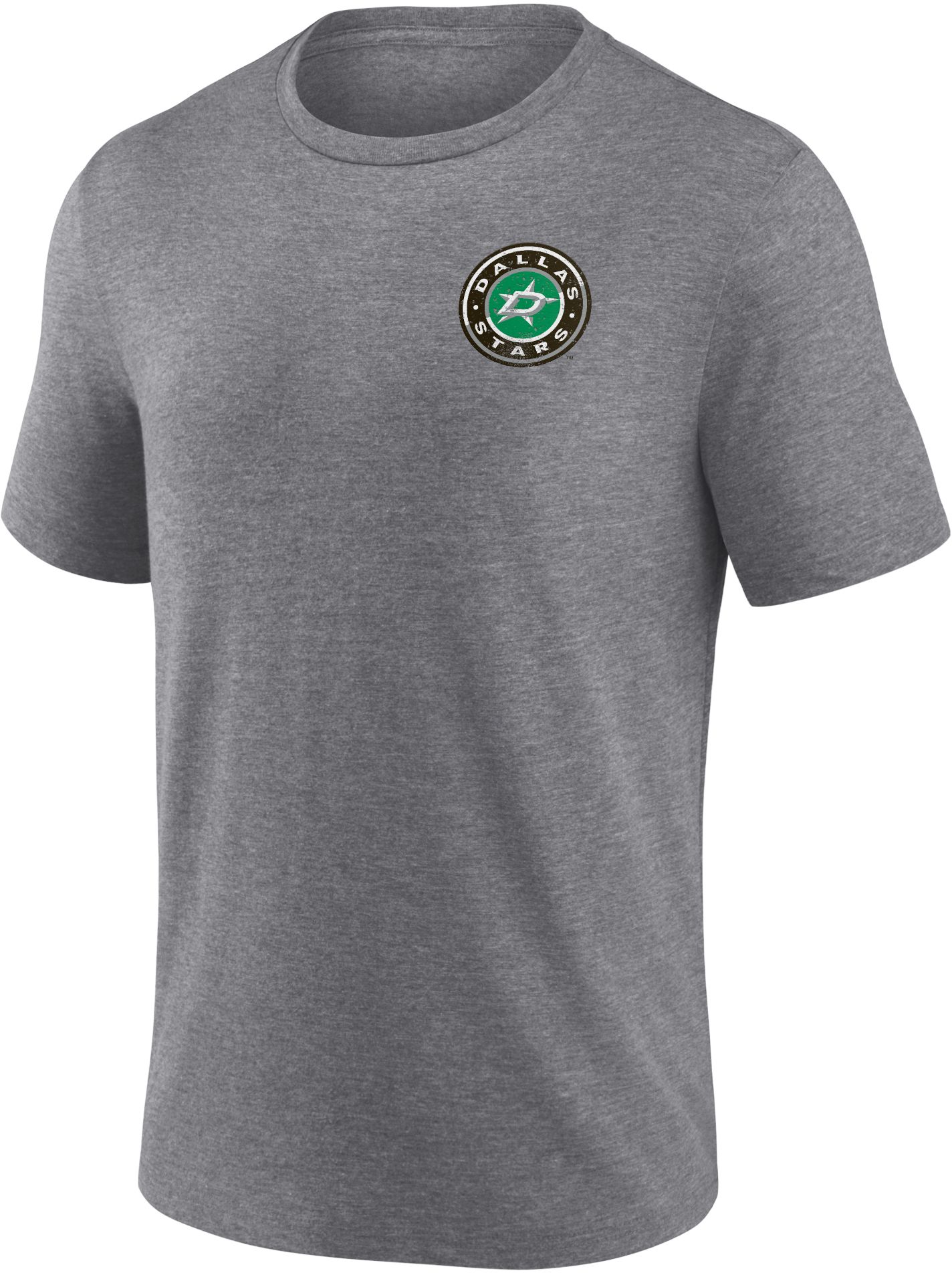 NHL Dallas Stars 2-Hit Tri-Blend Grey T-Shirt