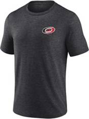 Fanatics NHL Carolina Hurricanes Shoulder Patch Grey T-Shirt, Men's, Large, Gray