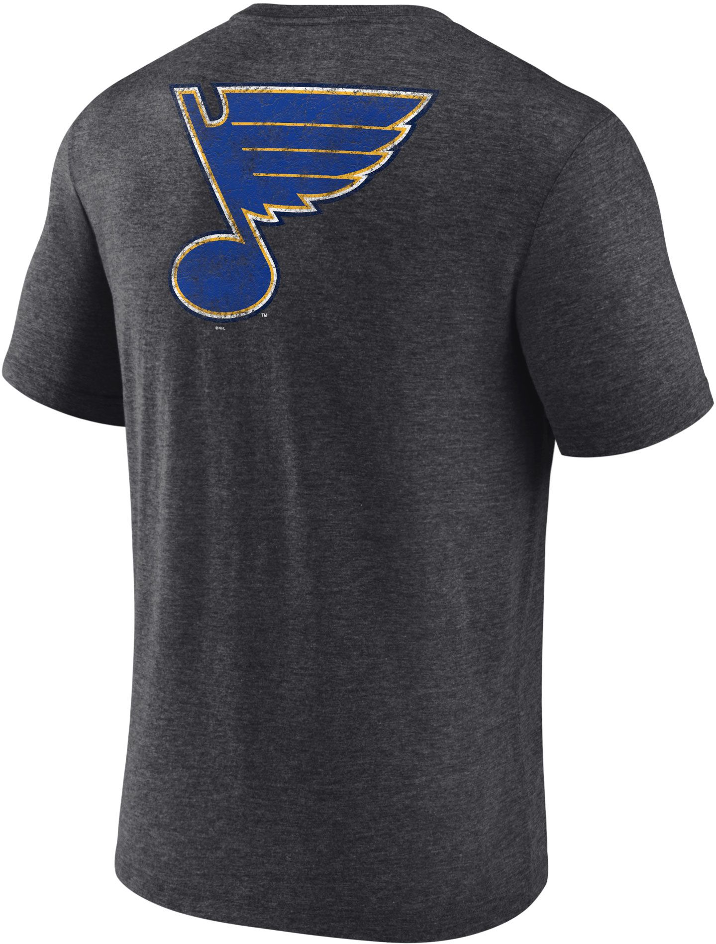NHL Adult St. Louis Blues Shoulder Patch Grey T-Shirt product image