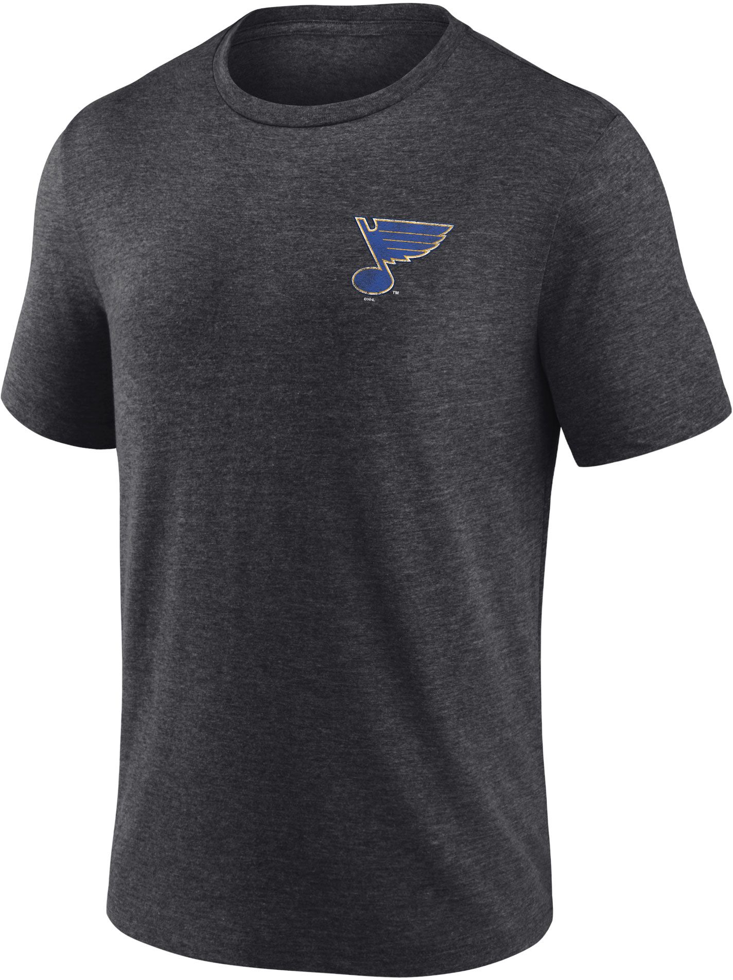 NHL Adult St. Louis Blues Shoulder Patch Grey T-Shirt product image