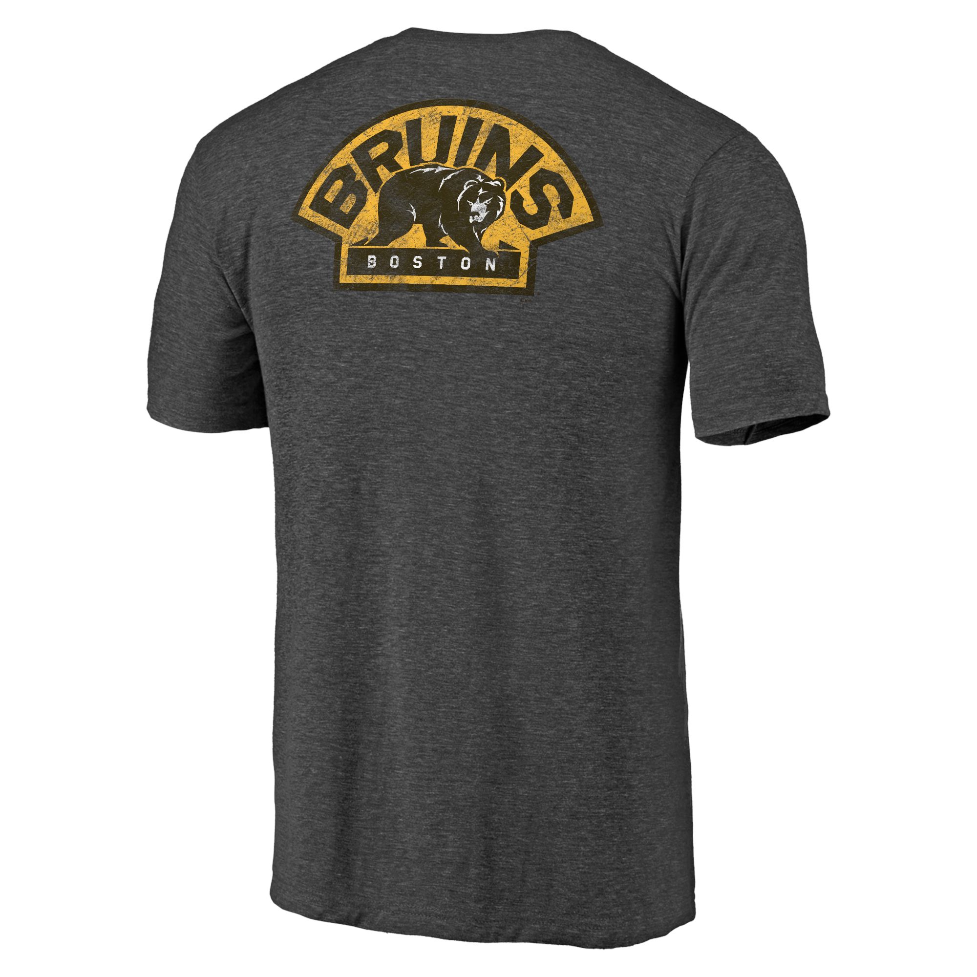 NHL Men's Boston Bruins Shoulder Patch Black T-Shirt