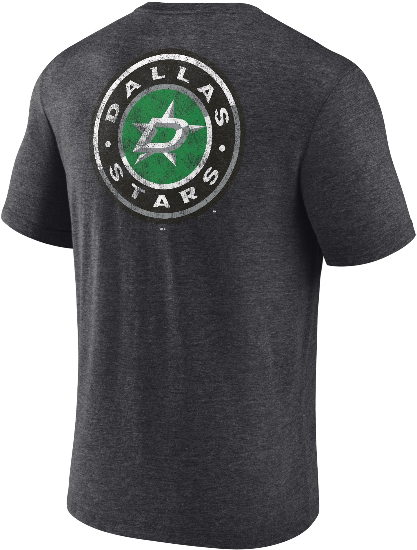 NHL Dallas Stars Shoulder Patch Grey T-Shirt