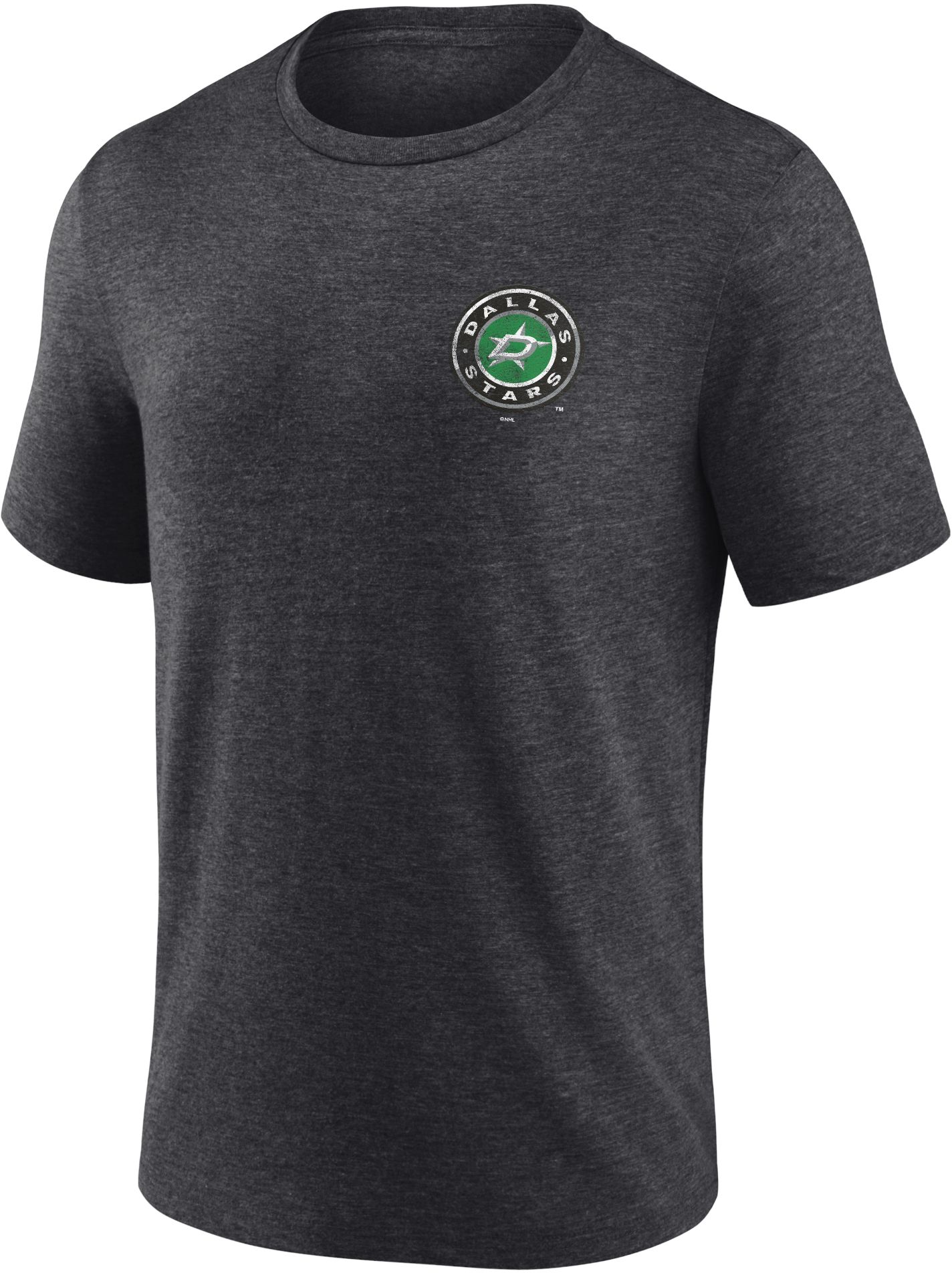 NHL Dallas Stars Shoulder Patch Grey T-Shirt